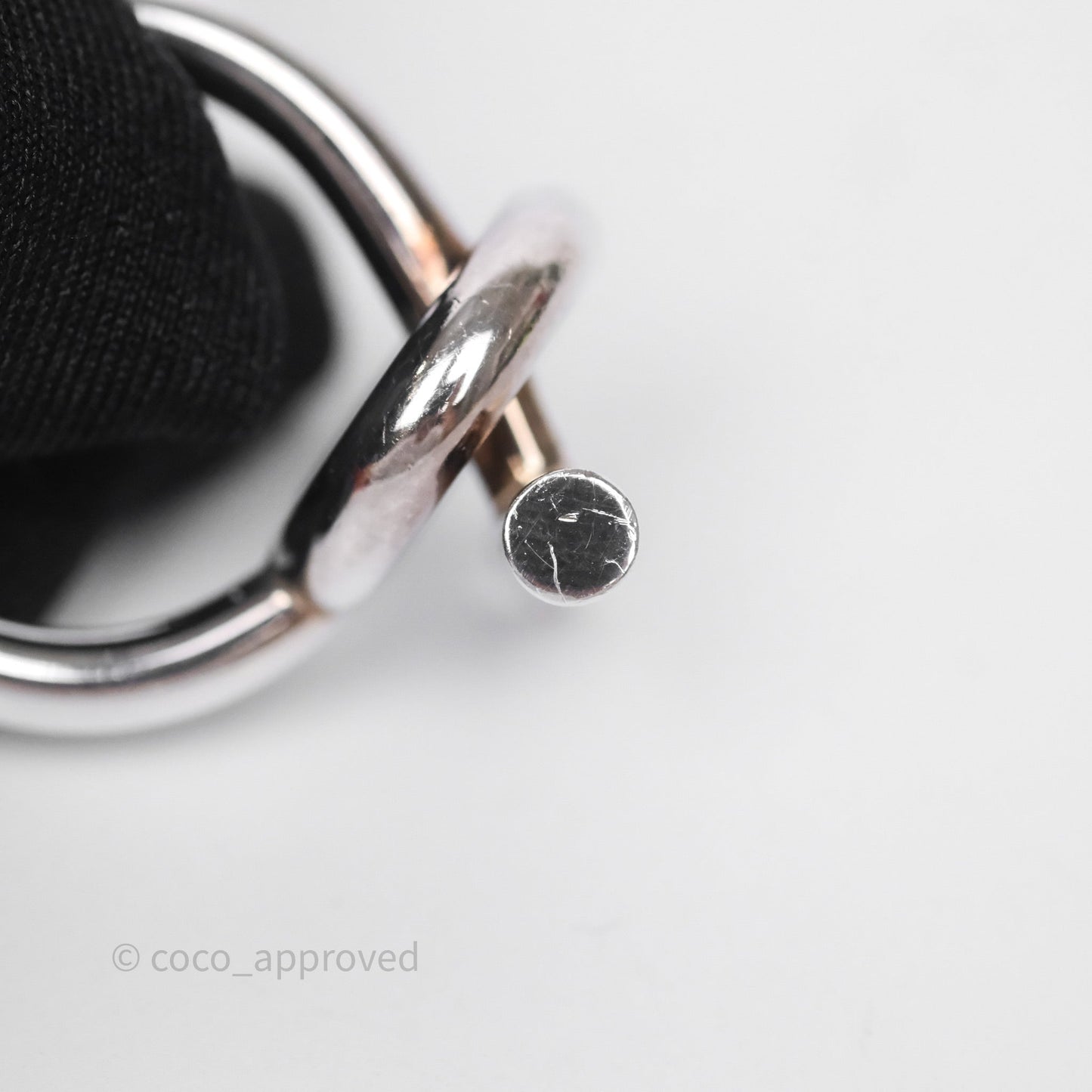 Hermès Echappee Ring Medium Model Sterling Silver Size 53