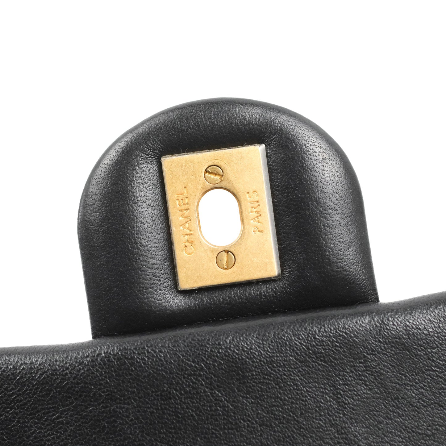 Chanel Mini Rectangular Pearl Crush Quilted Black Lambskin Gold Hardware
