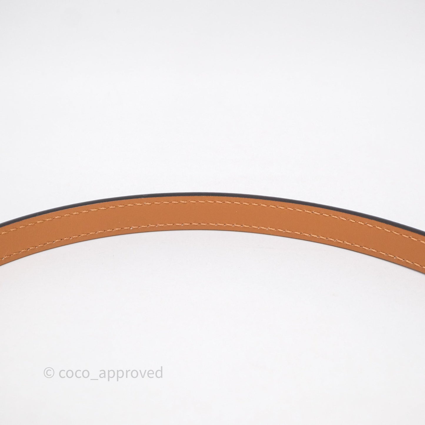 Hermes Pop H 15 Belt Gold Epsom Gold 37 Rose Gold Hardware Size 75