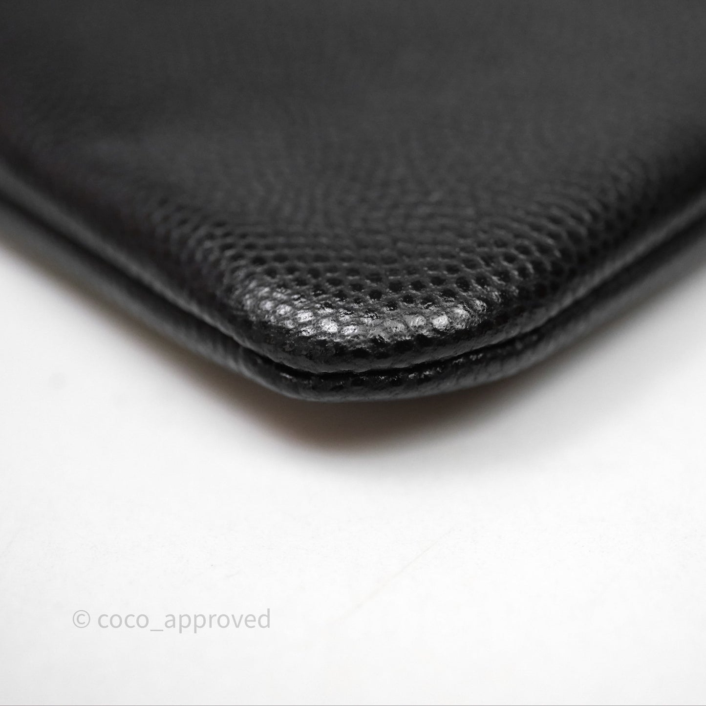 Chanel 22 Small Black Shiny Caviar Aged Gold Hardware