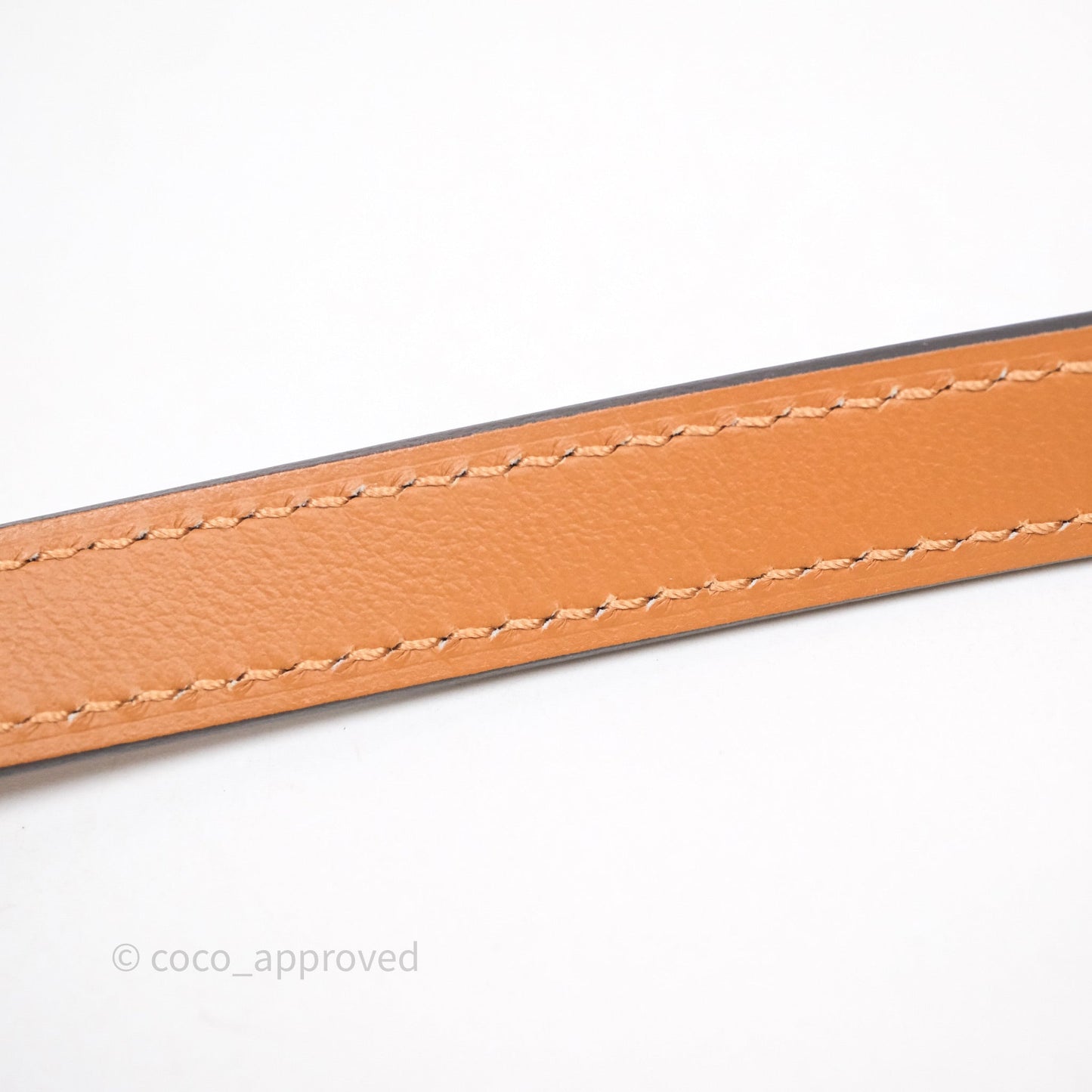 Hermes Pop H 15 Belt Gold Epsom Gold 37 Rose Gold Hardware Size 75