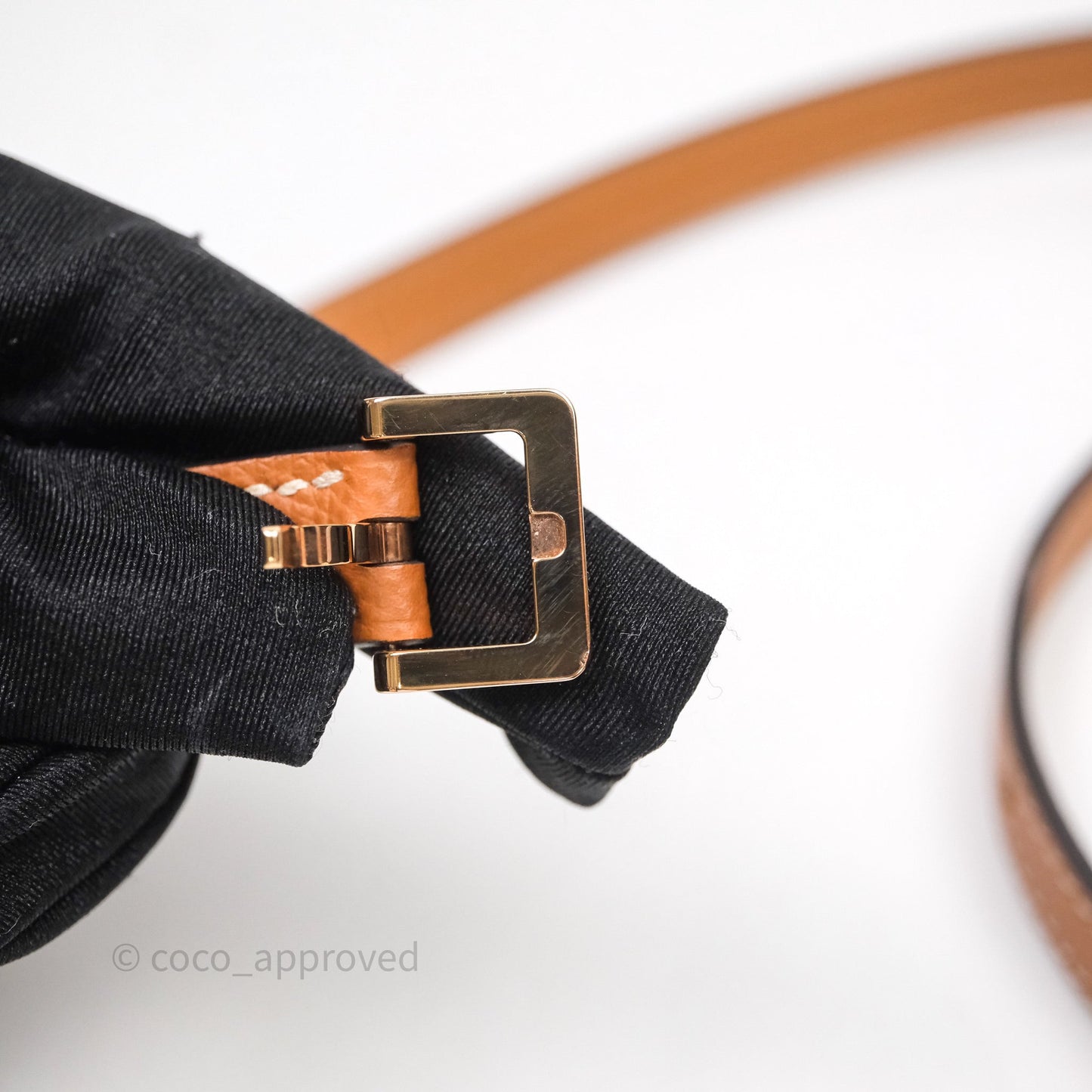 Hermes Pop H 15 Belt Gold Epsom Gold 37 Rose Gold Hardware Size 75