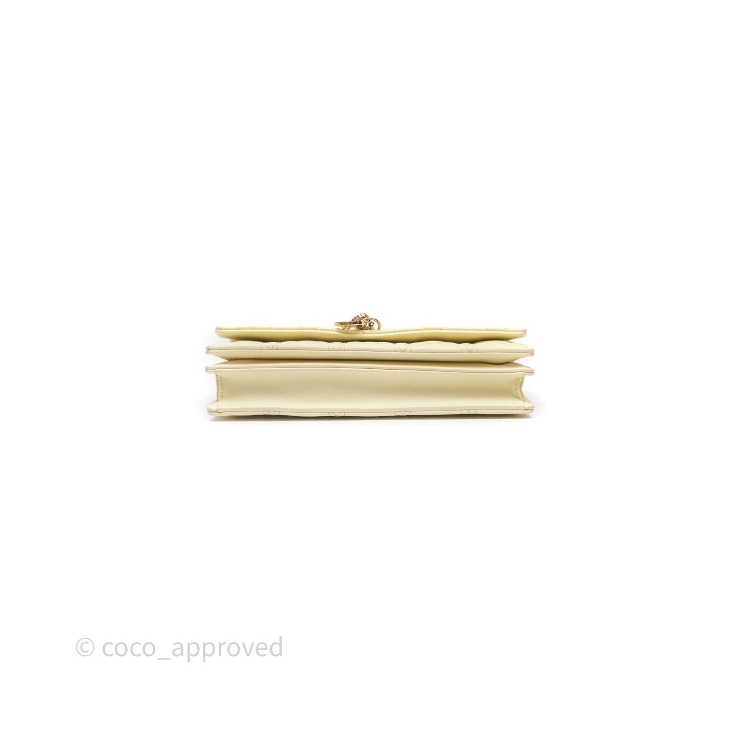 Christian Dior My Dior Mini Bag Yellow Cannage Lambskin Gold Hardware