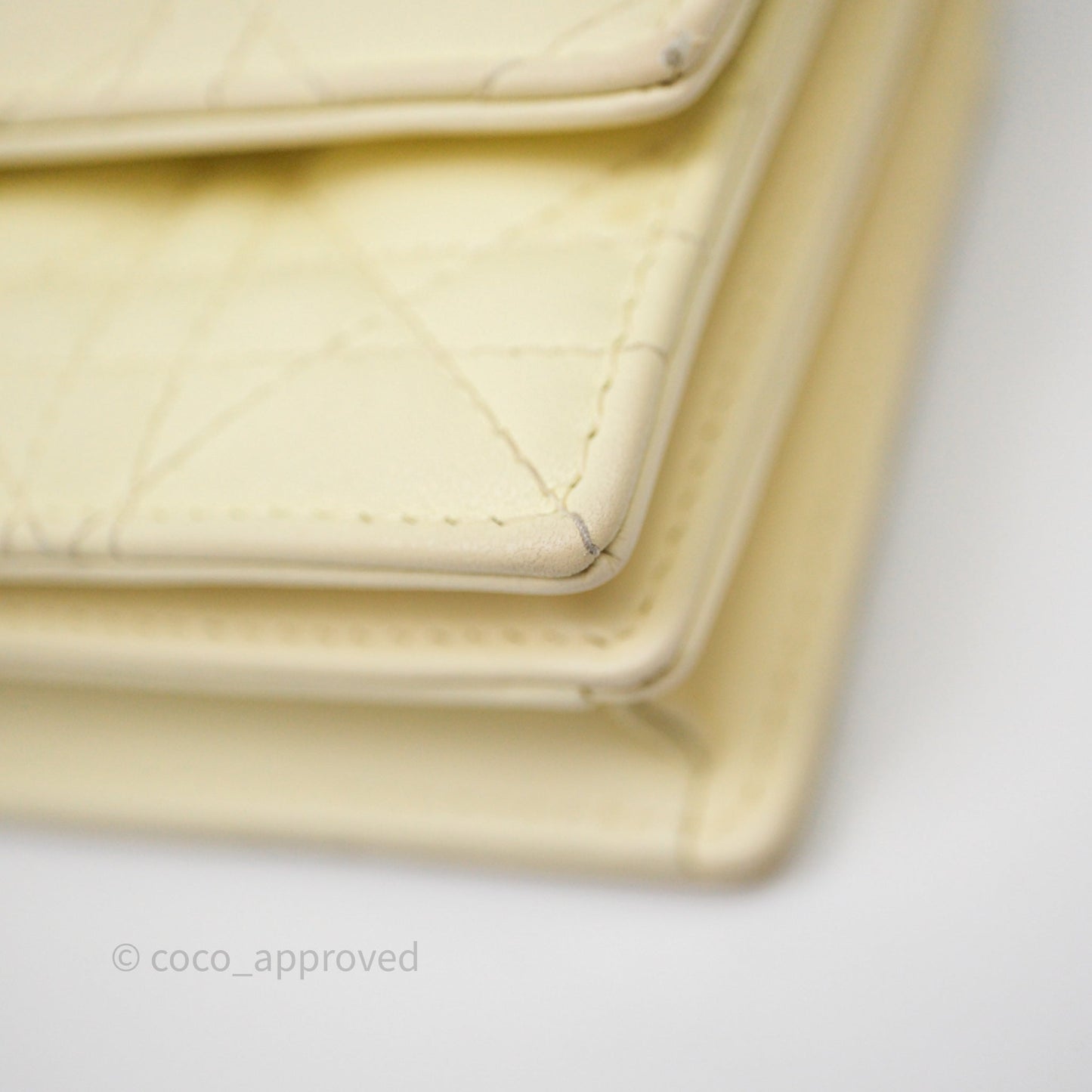 Christian Dior My Dior Mini Bag Yellow Cannage Lambskin Gold Hardware