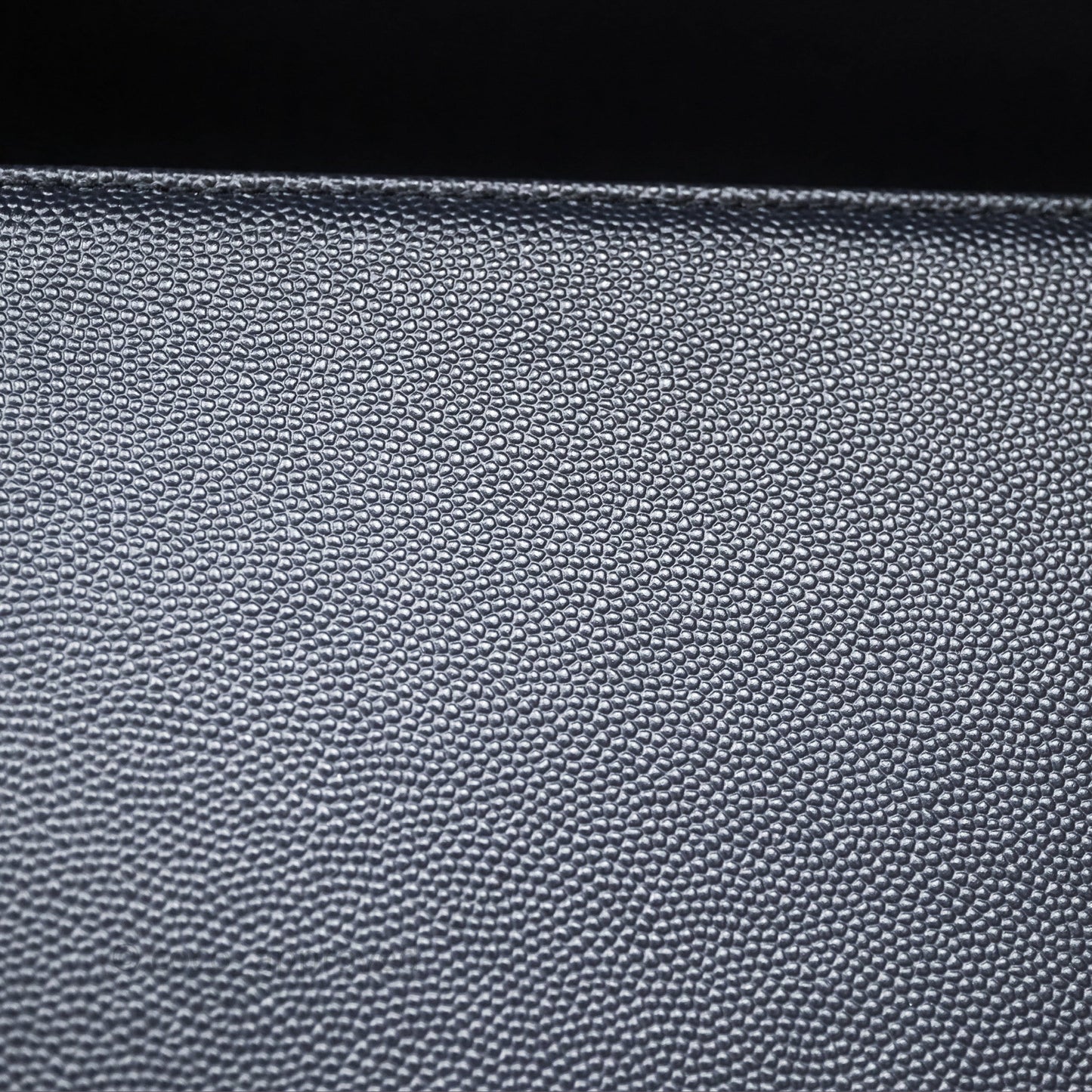 Chanel Medium Boy Chevron Dark Navy Caviar Silver Hardware