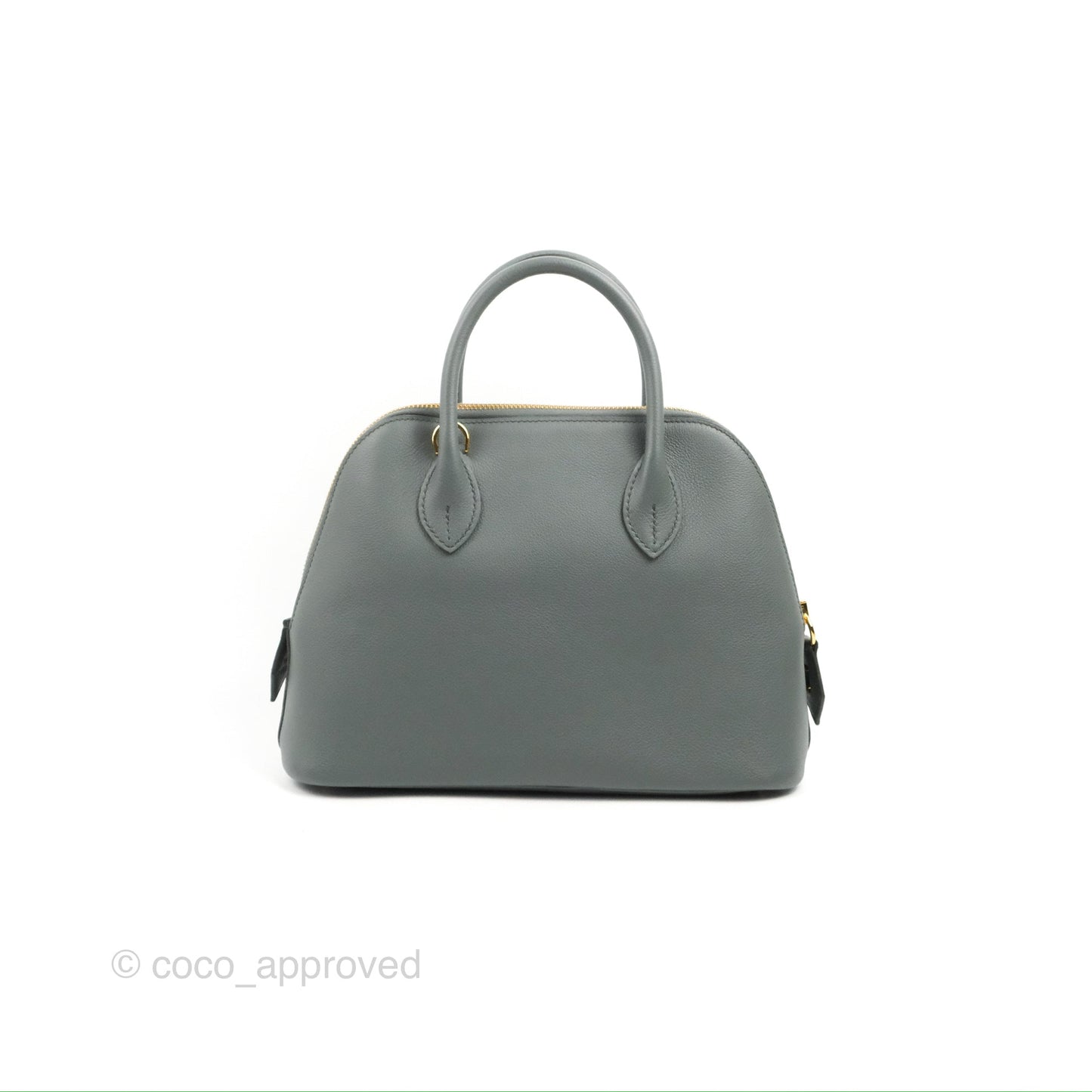 Hermès Bolide 25 Vert Amande Gold Hardware