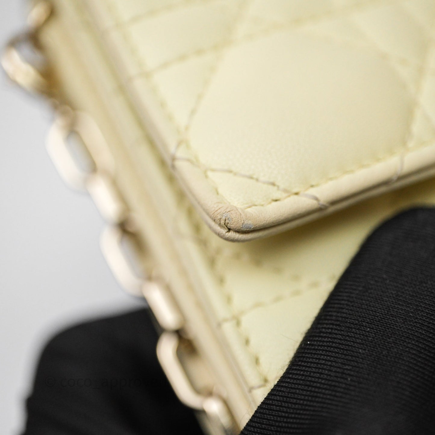 Christian Dior My Dior Mini Bag Yellow Cannage Lambskin Gold Hardware