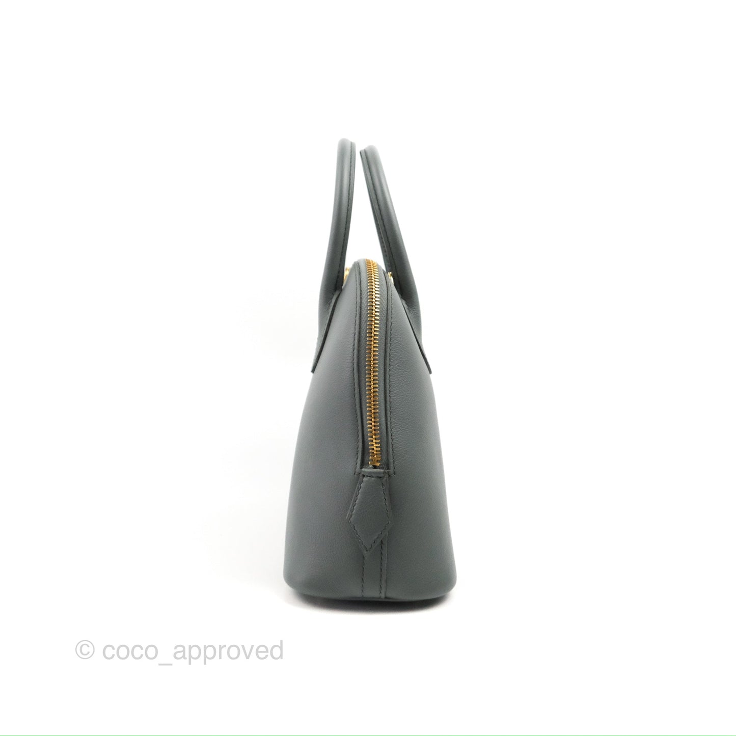 Hermès Bolide 25 Vert Amande Gold Hardware