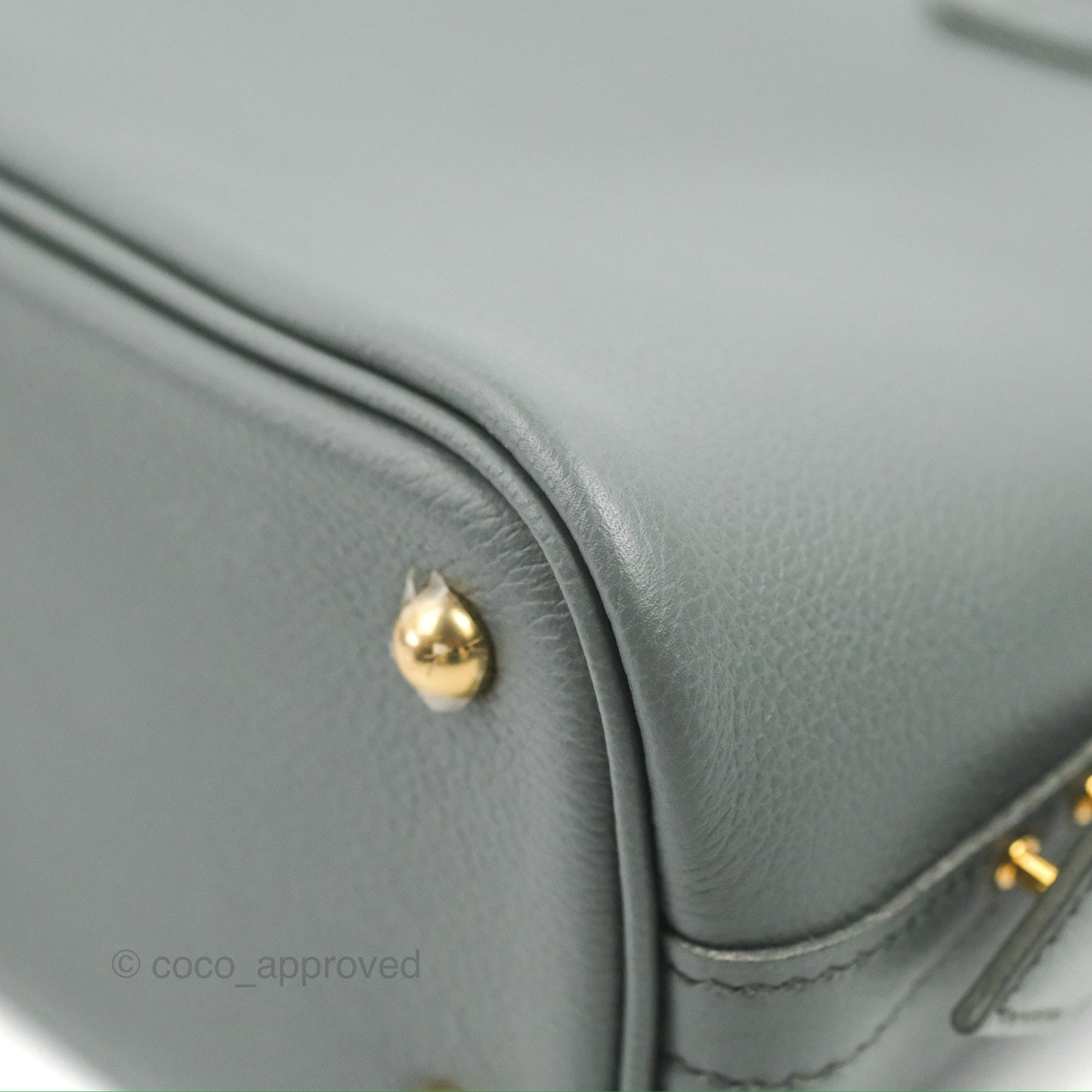 Hermès Bolide 25 Vert Amande Gold Hardware