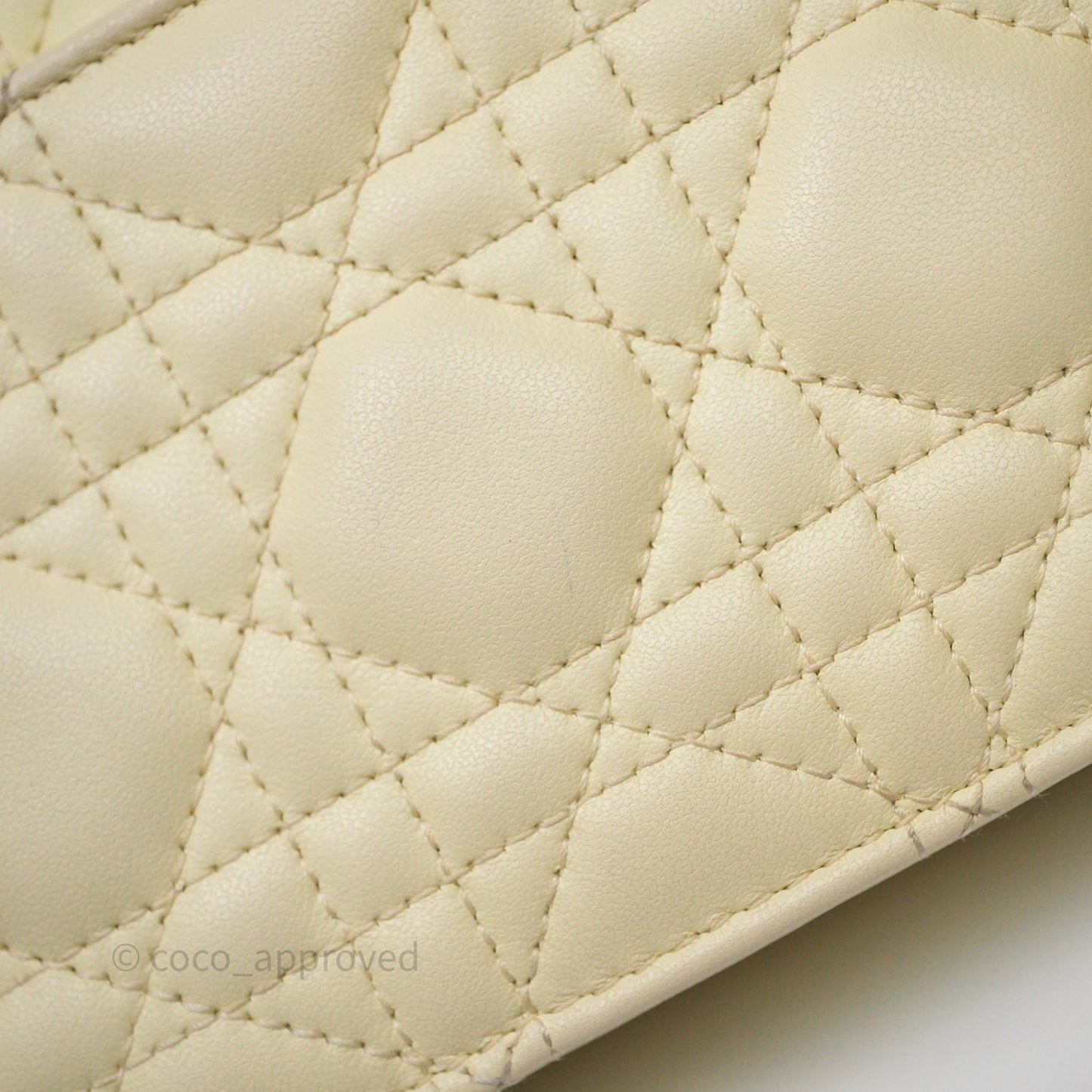 Christian Dior My Dior Mini Bag Yellow Cannage Lambskin Gold Hardware