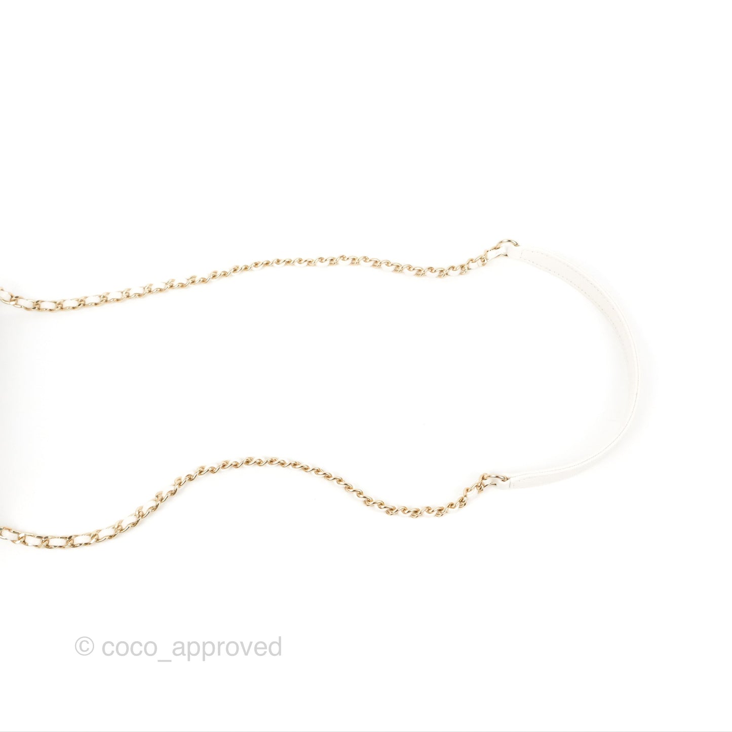 Chanel Mini Ivory White Coco Handle Quilted Caviar Gold Hardware