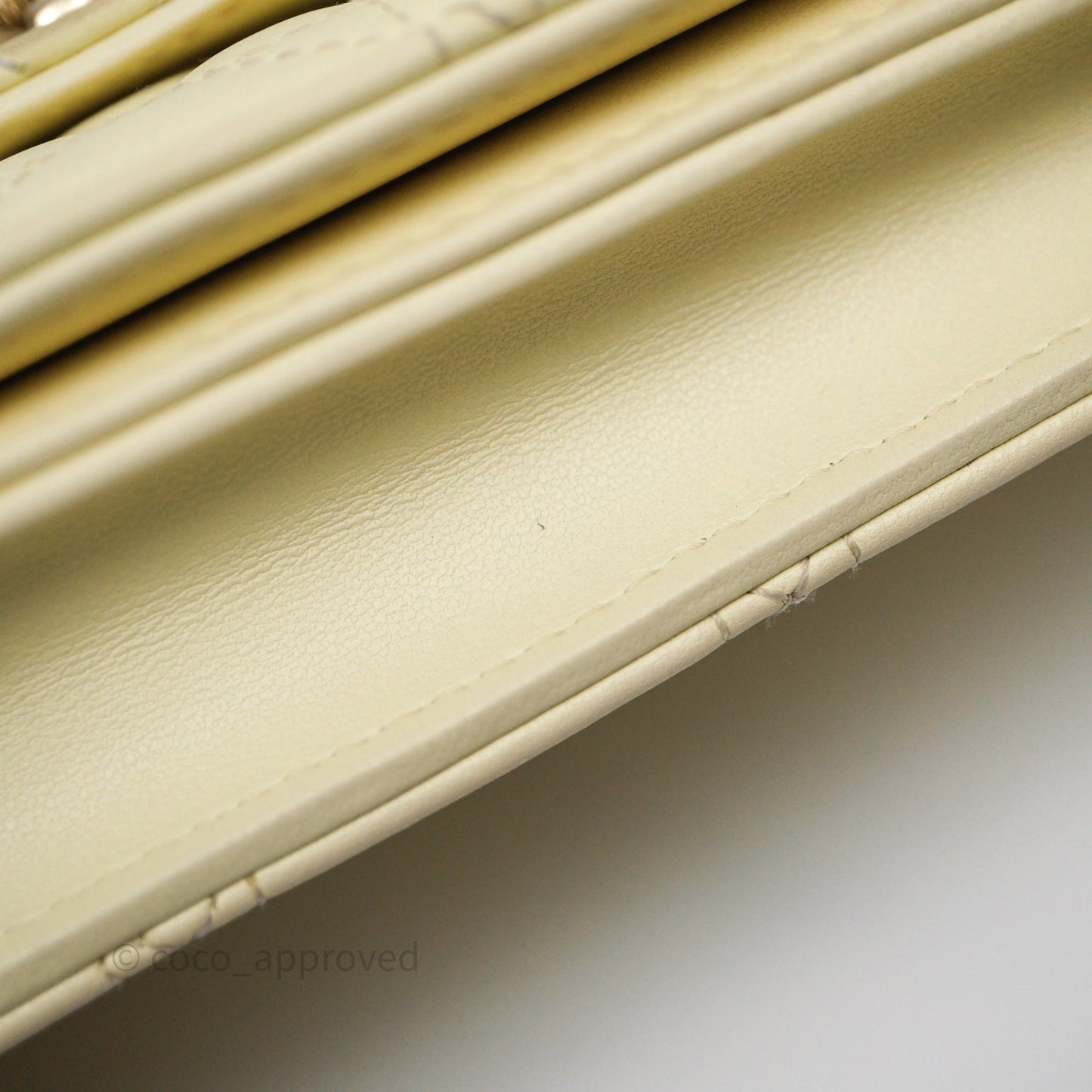Christian Dior My Dior Mini Bag Yellow Cannage Lambskin Gold Hardware