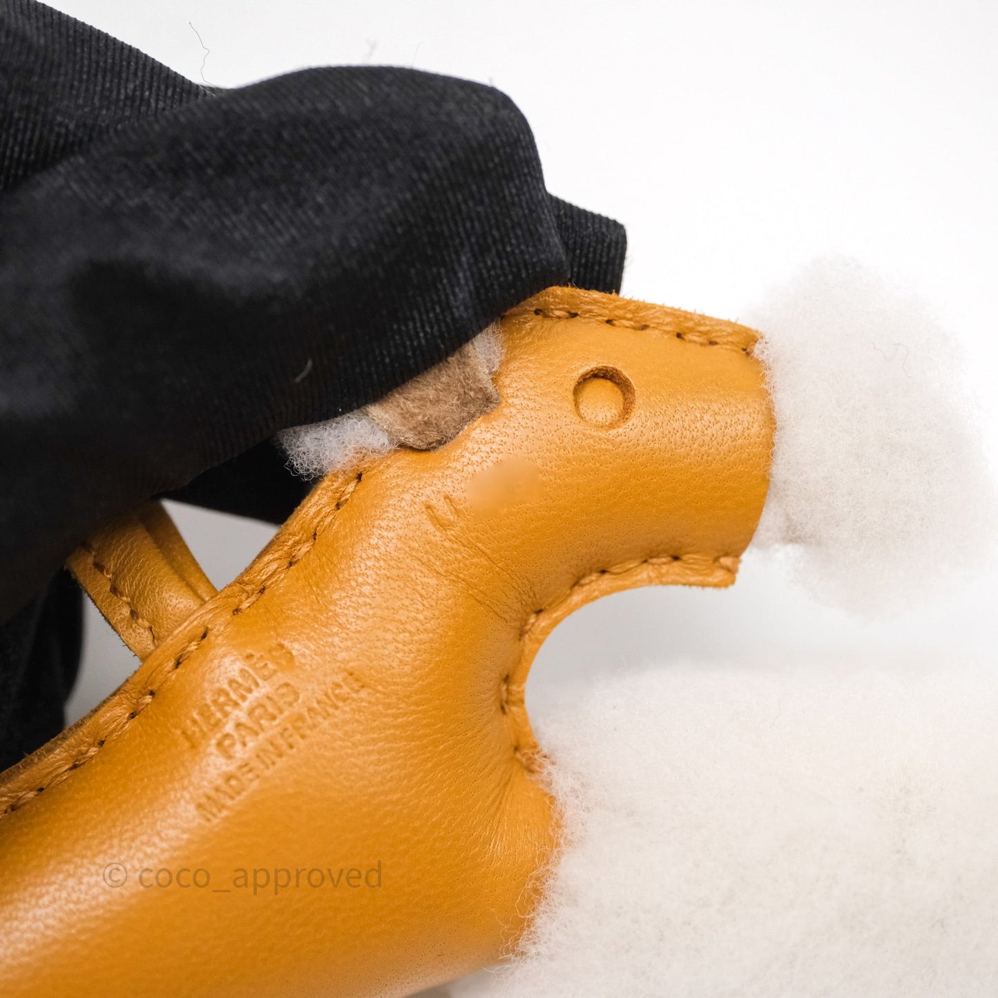 Hermès Fox Terrier Budy Charm Sesame 2S