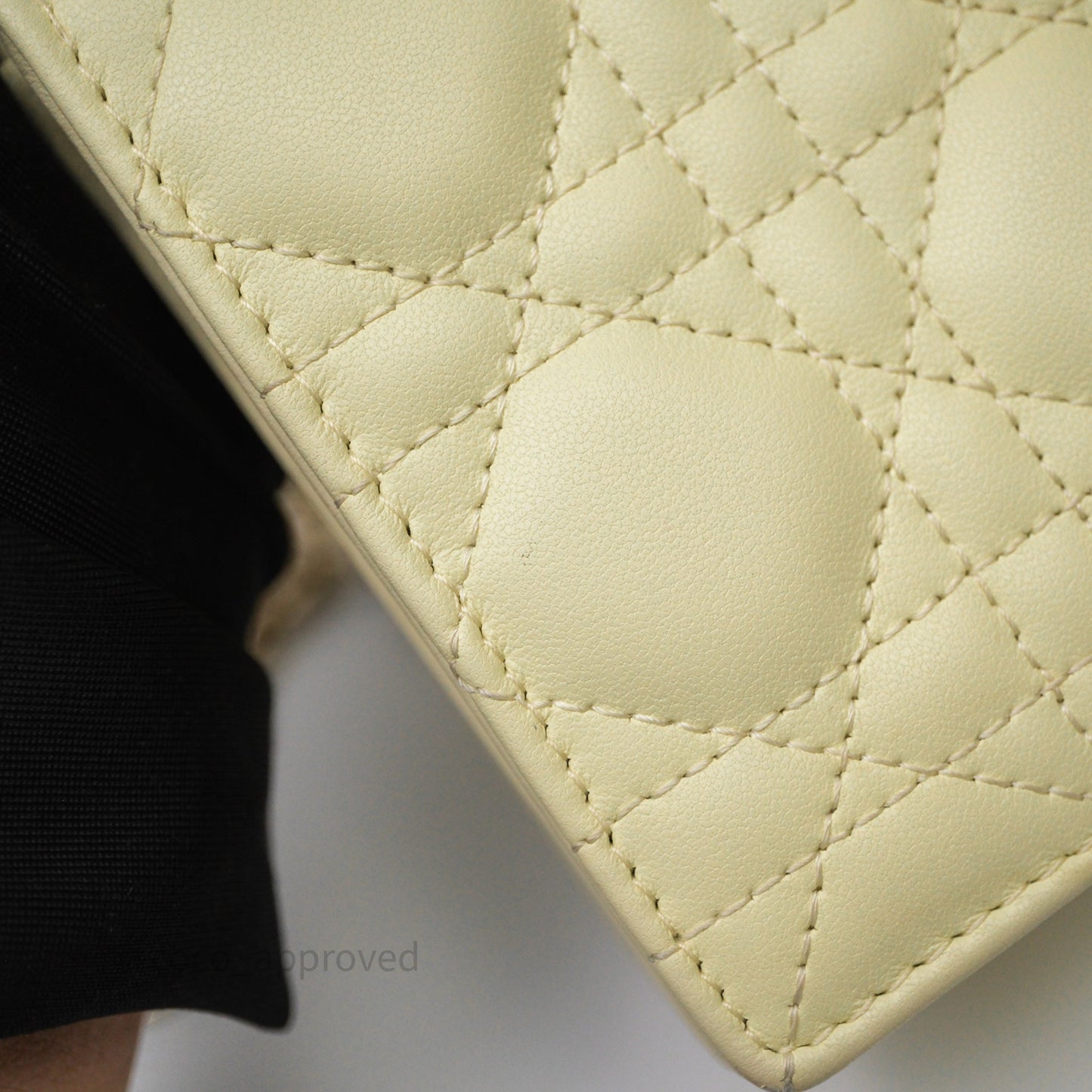 Christian Dior My Dior Mini Bag Yellow Cannage Lambskin Gold Hardware