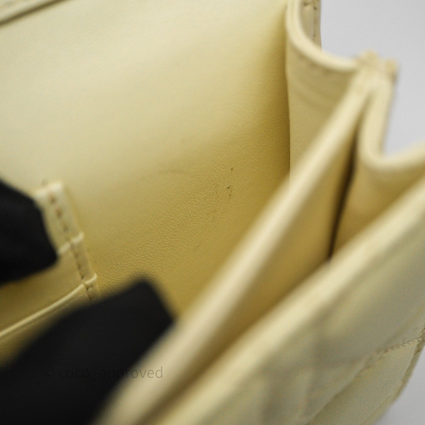 Christian Dior My Dior Mini Bag Yellow Cannage Lambskin Gold Hardware