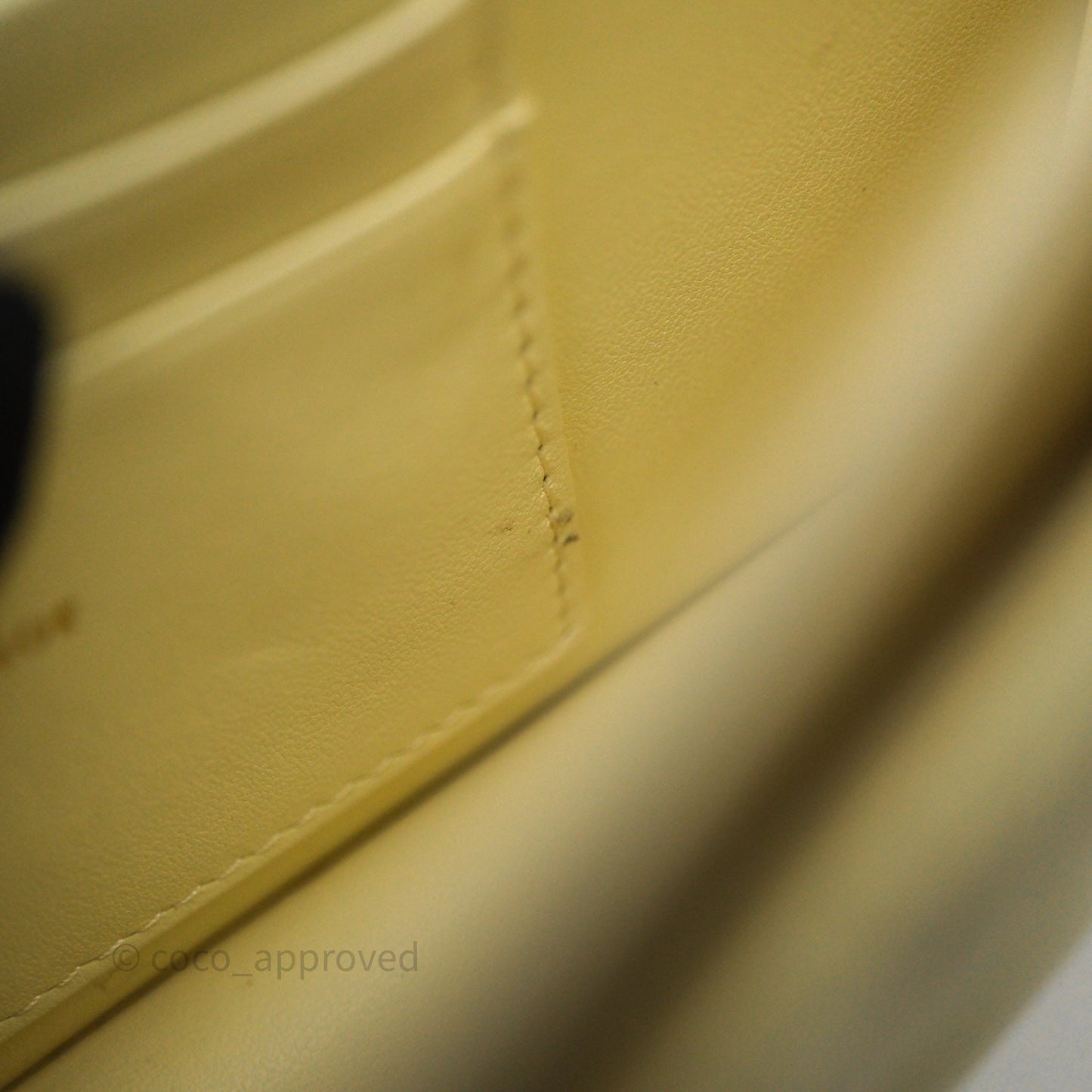Christian Dior My Dior Mini Bag Yellow Cannage Lambskin Gold Hardware