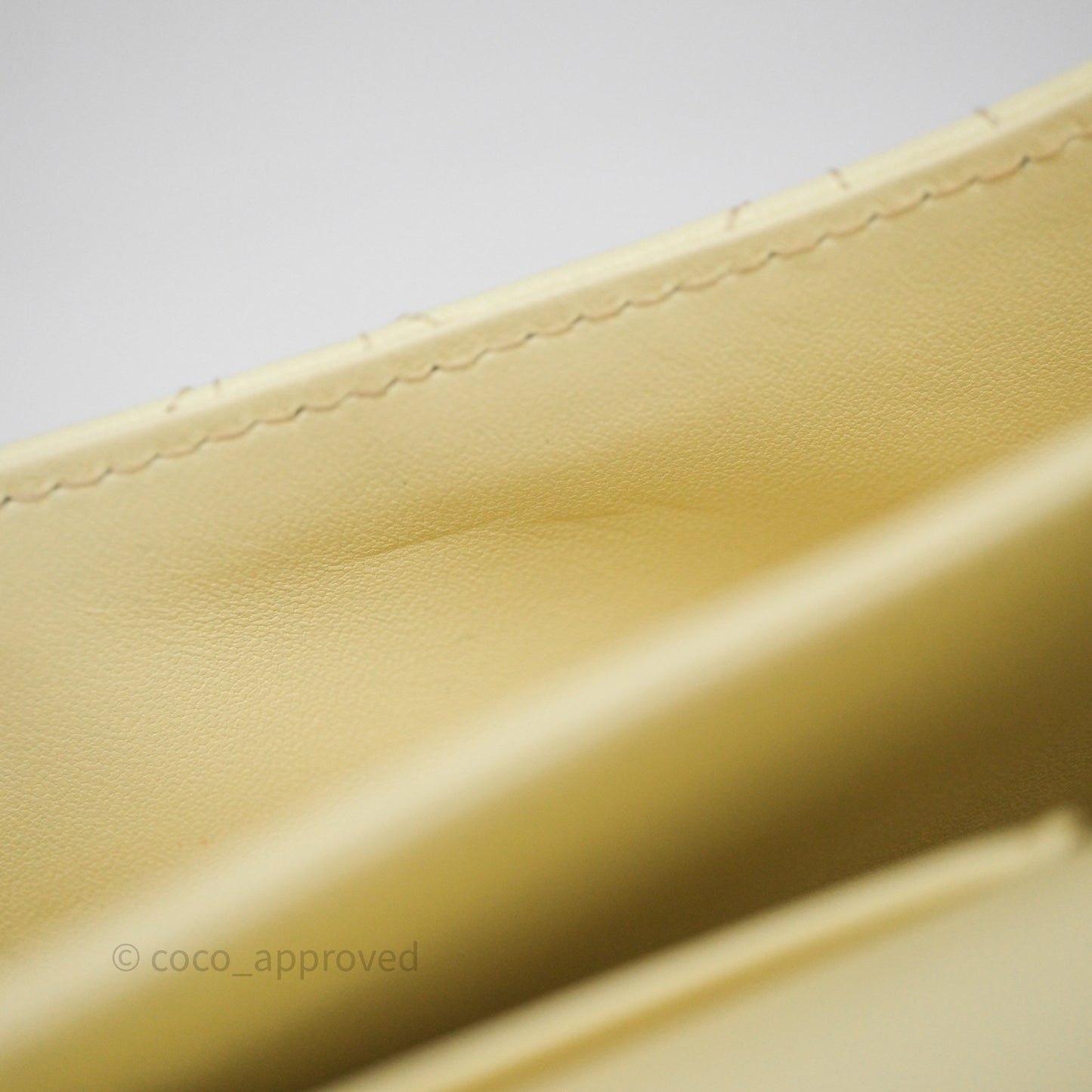 Christian Dior My Dior Mini Bag Yellow Cannage Lambskin Gold Hardware