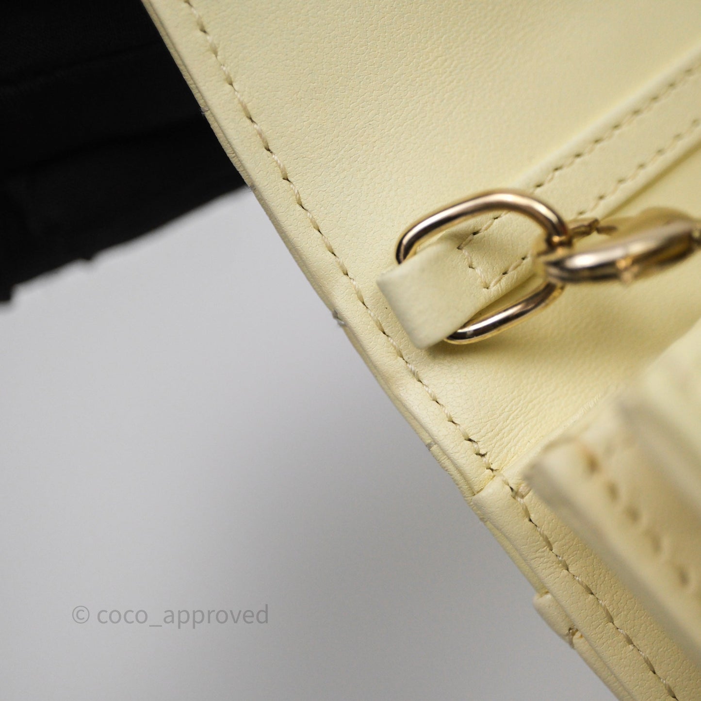 Christian Dior My Dior Mini Bag Yellow Cannage Lambskin Gold Hardware