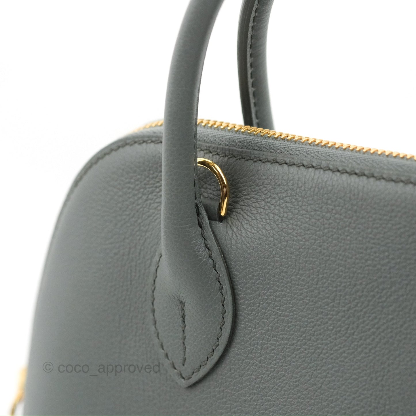Hermès Bolide 25 Vert Amande Gold Hardware