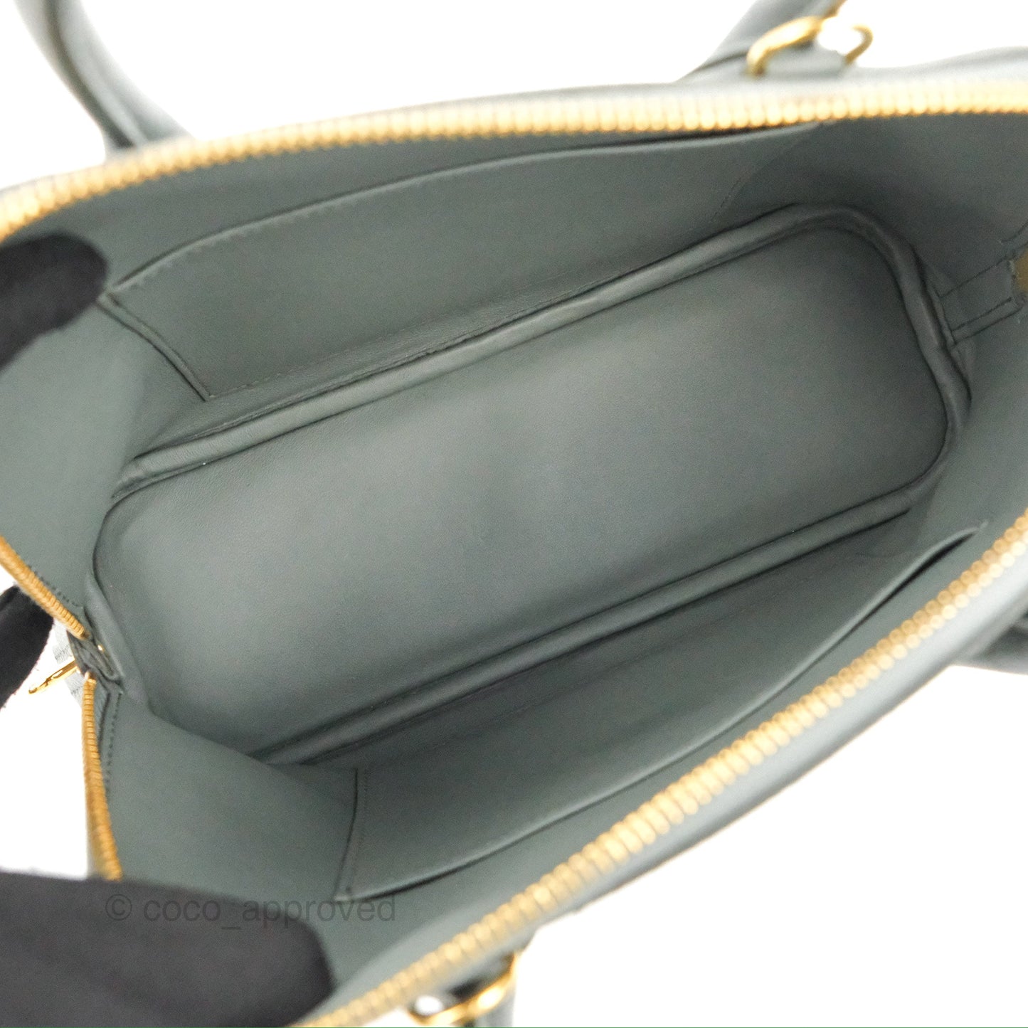 Hermès Bolide 25 Vert Amande Gold Hardware