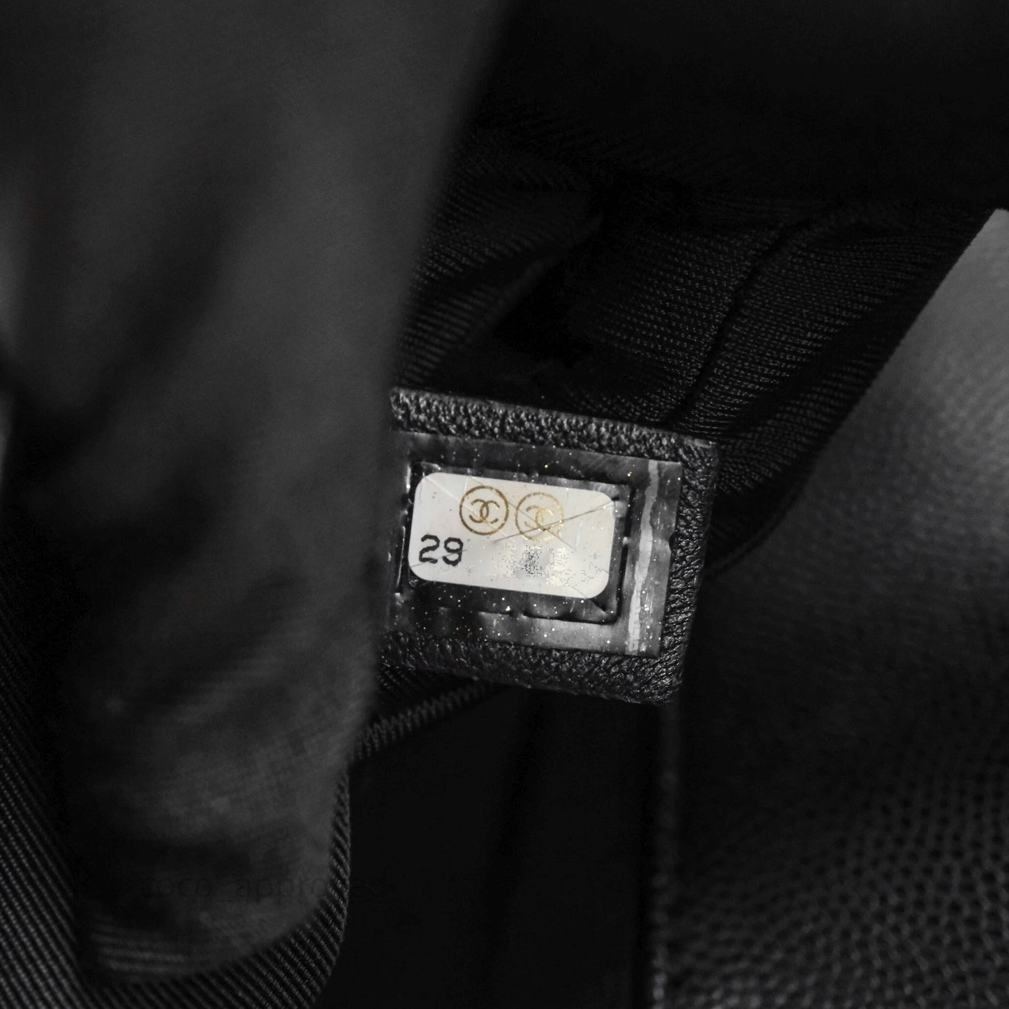 Chanel Quilted Medium Boy Black Caviar Ruthenium Hardware