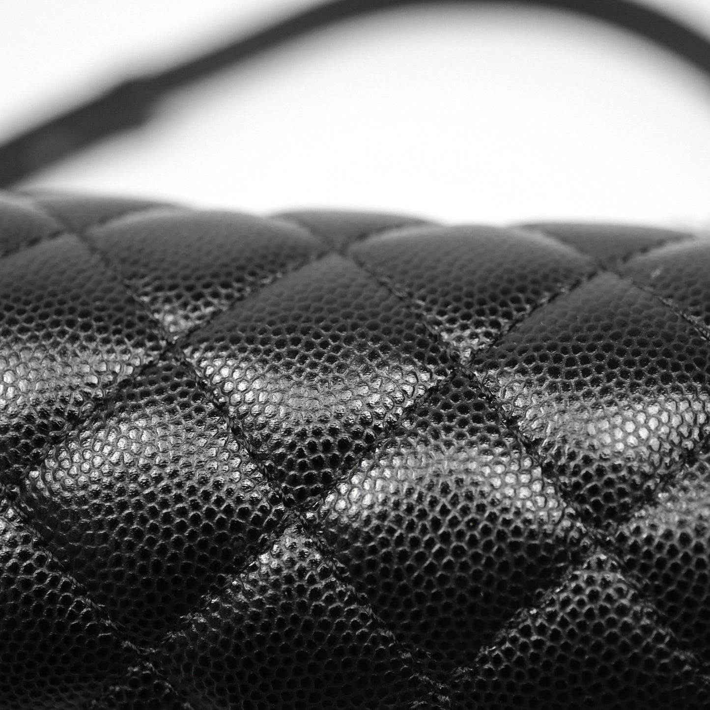 Chanel Quilted Medium Boy Black Caviar Ruthenium Hardware