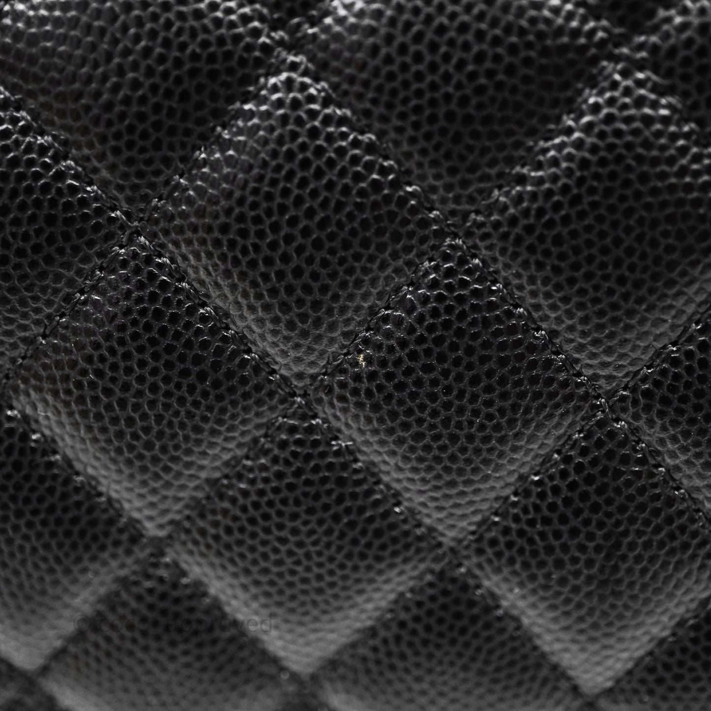 Chanel Quilted Medium Boy Black Caviar Ruthenium Hardware