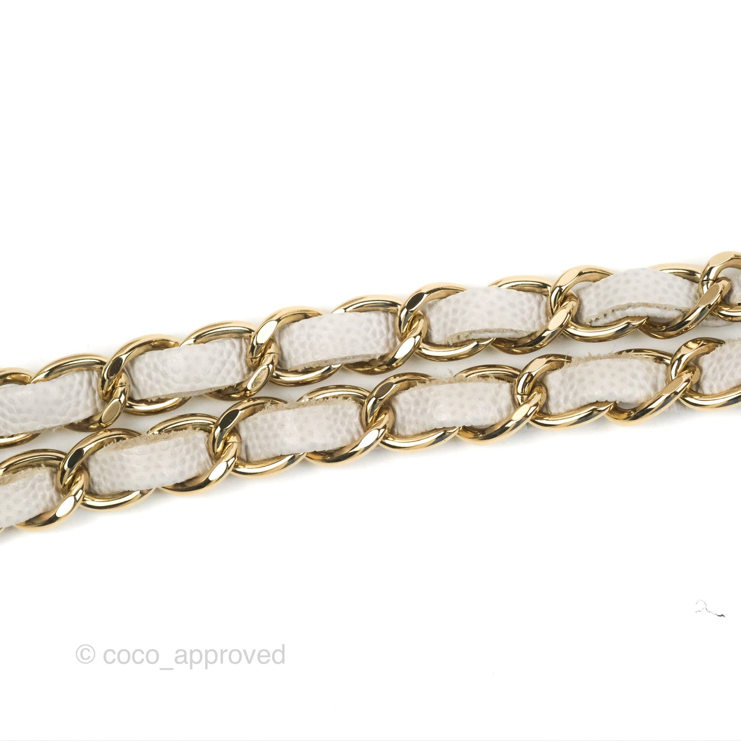 Chanel Medium Coco Handle Quilted Grey Caviar Gold Hardware
