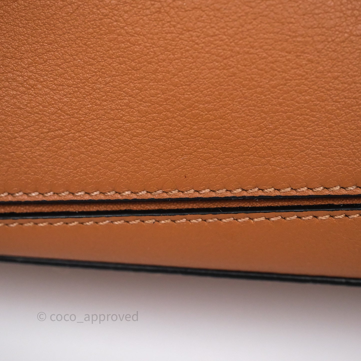 Loewe Medium Puzzle Bag Tan Calfskin Silver Hardware