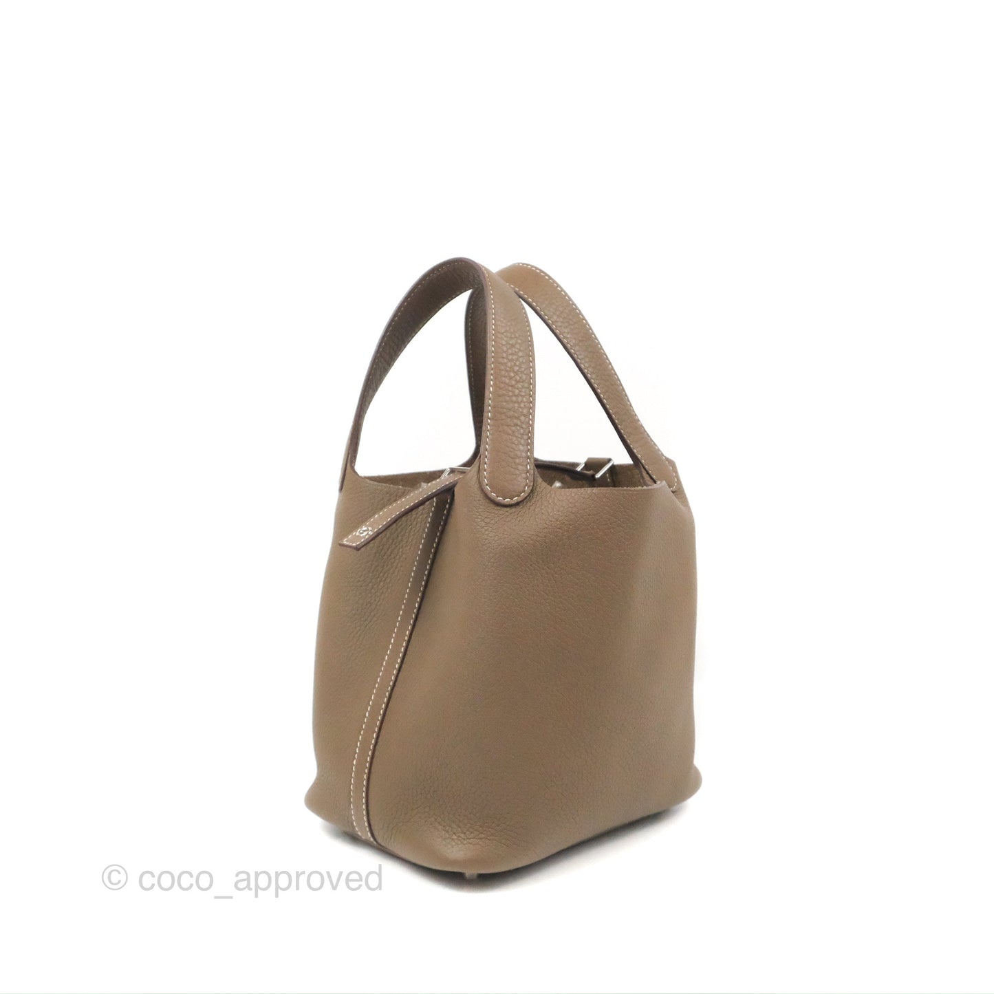 Hermès Picotin Lock 18 Etoupe Clemence Palladium Hardware