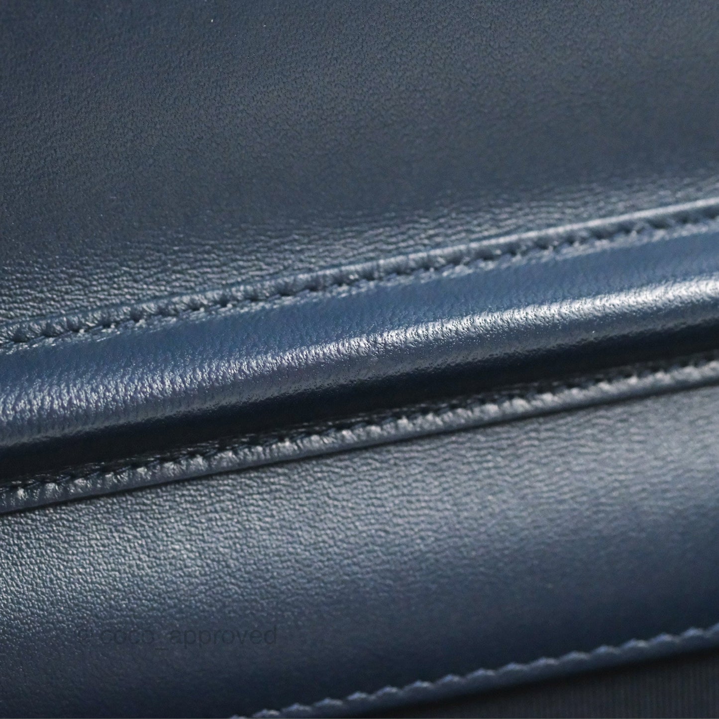 Chanel Quilted Classic Wallet on Chain WOC Navy Lambskin Gold Hardware