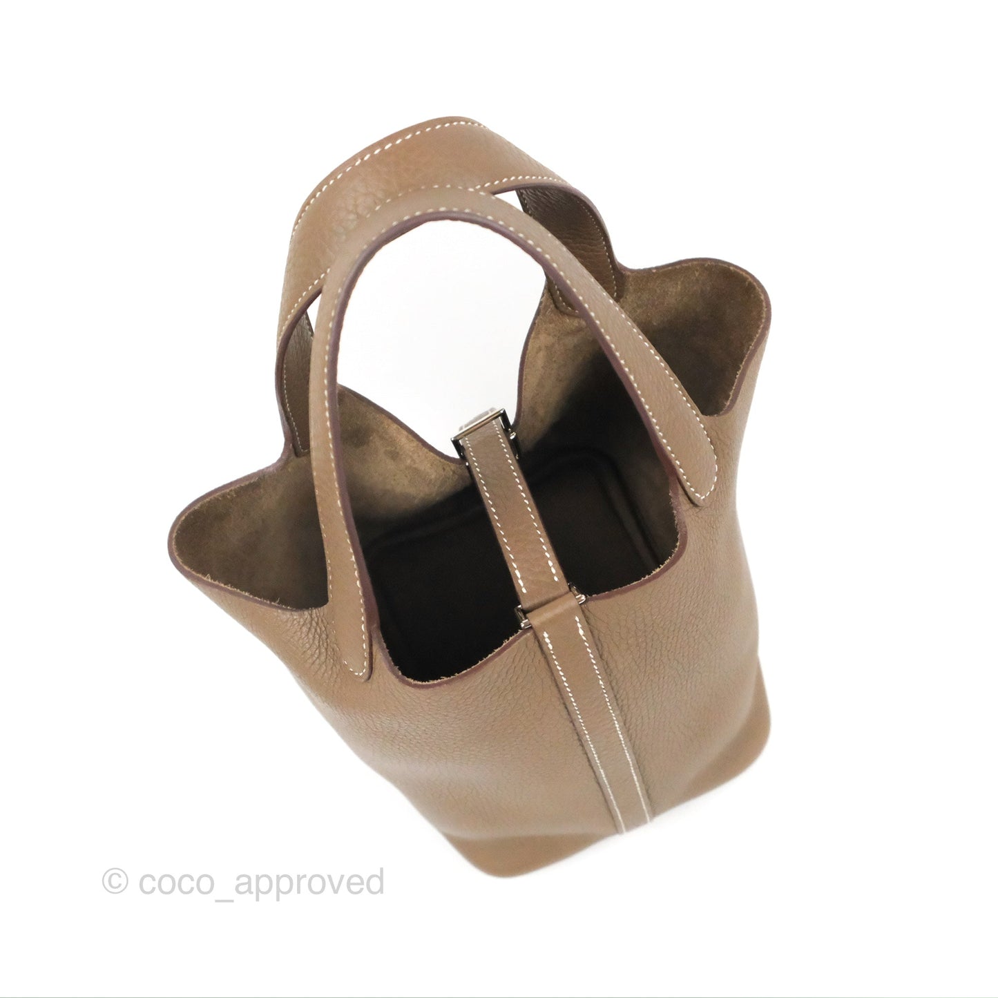 Hermès Picotin Lock 18 Etoupe Clemence Palladium Hardware