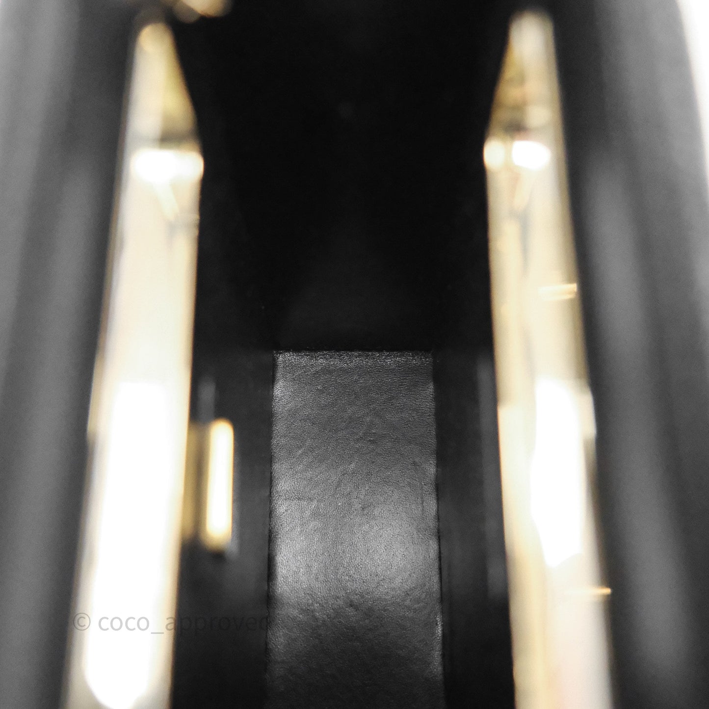 Chanel Evening Bag Black Caviar Gold Hardware 22S