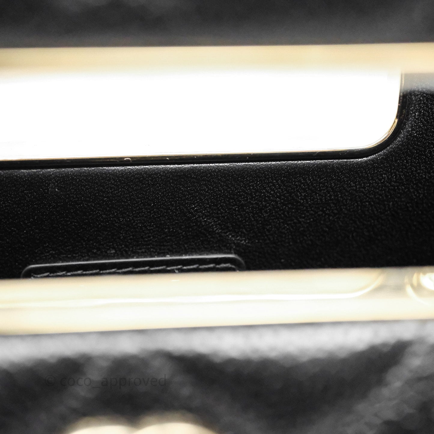 Chanel Evening Bag Black Caviar Gold Hardware 22S