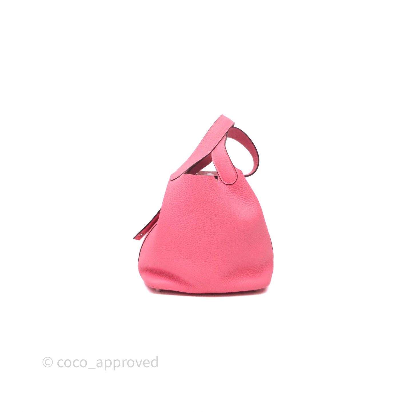 Hermes Picotin 18 Rose Azalee 8W Clemence Palladium Hardware