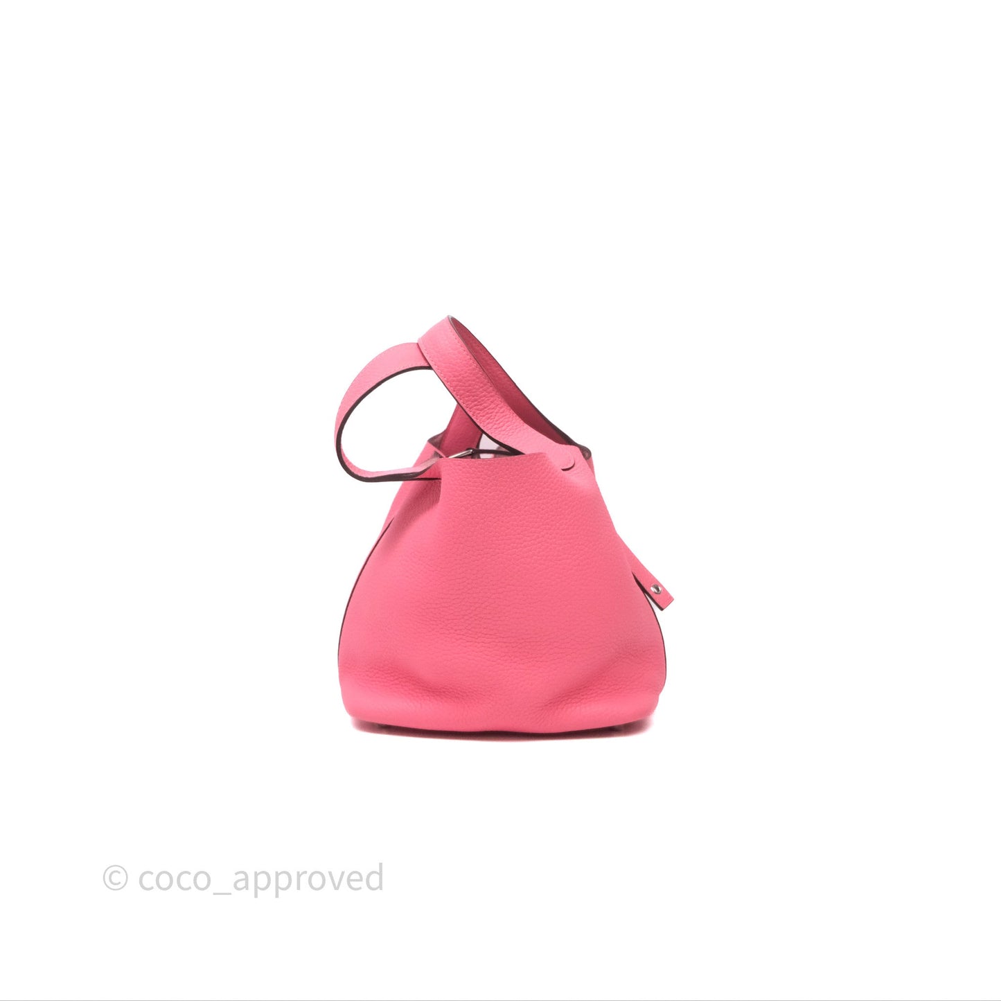 Hermes Picotin 18 Rose Azalee 8W Clemence Palladium Hardware