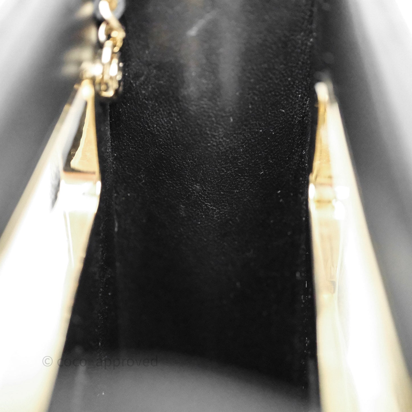 Chanel Evening Bag Black Caviar Gold Hardware 22S