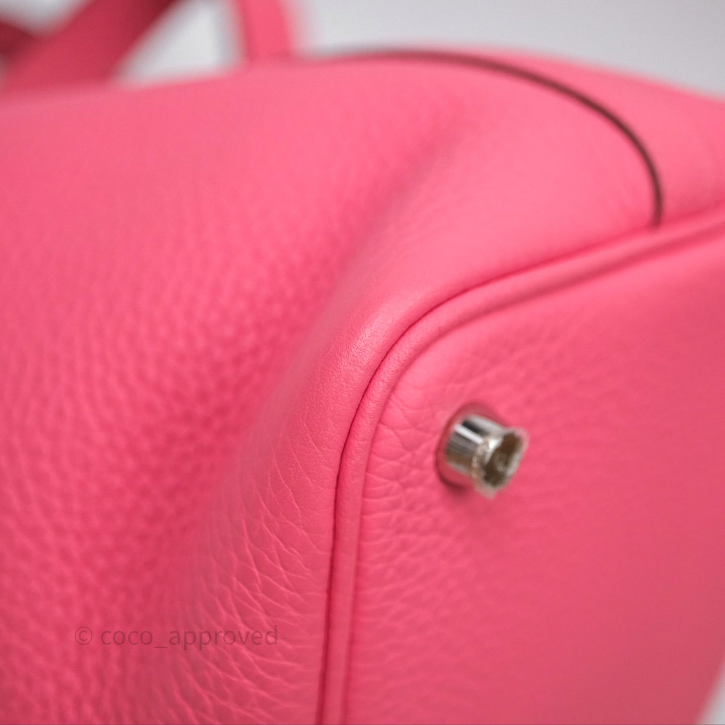 Hermes Picotin 18 Rose Azalee 8W Clemence Palladium Hardware