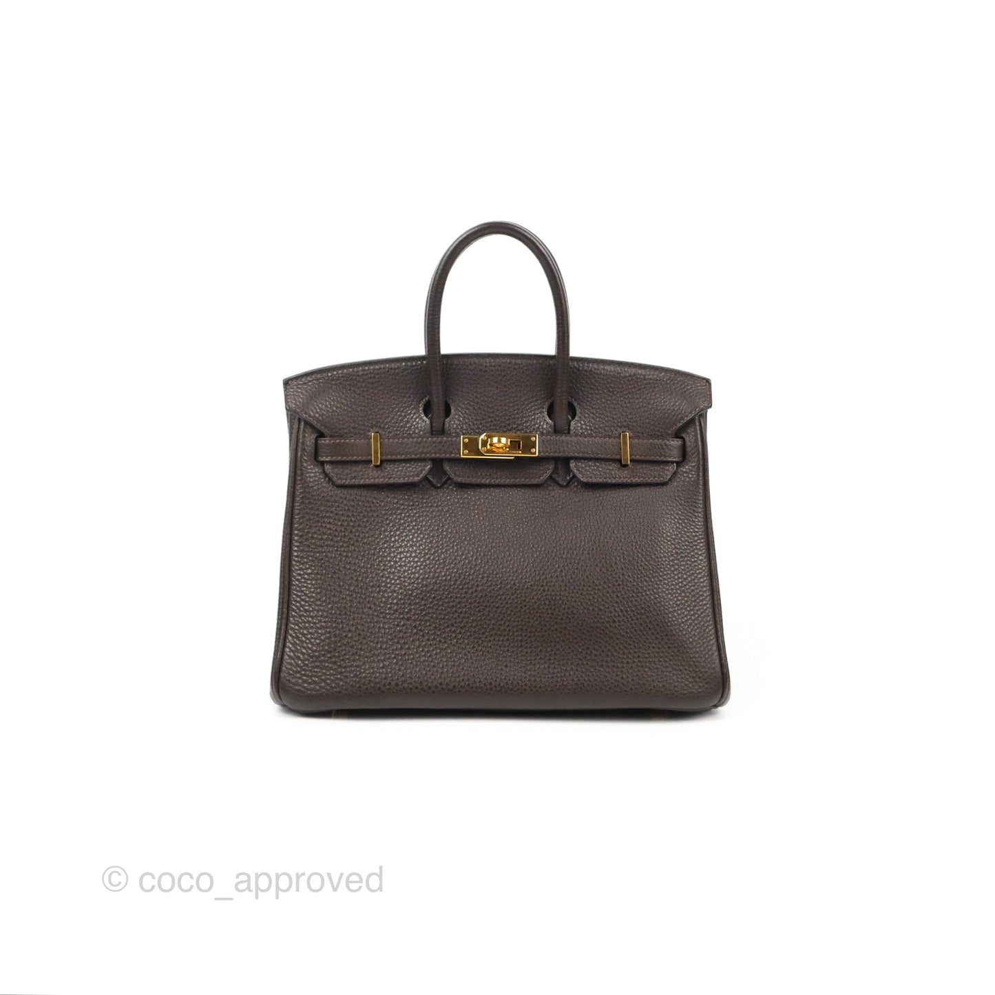 Hermes Birkin 25 Chocolate Gold Hardware