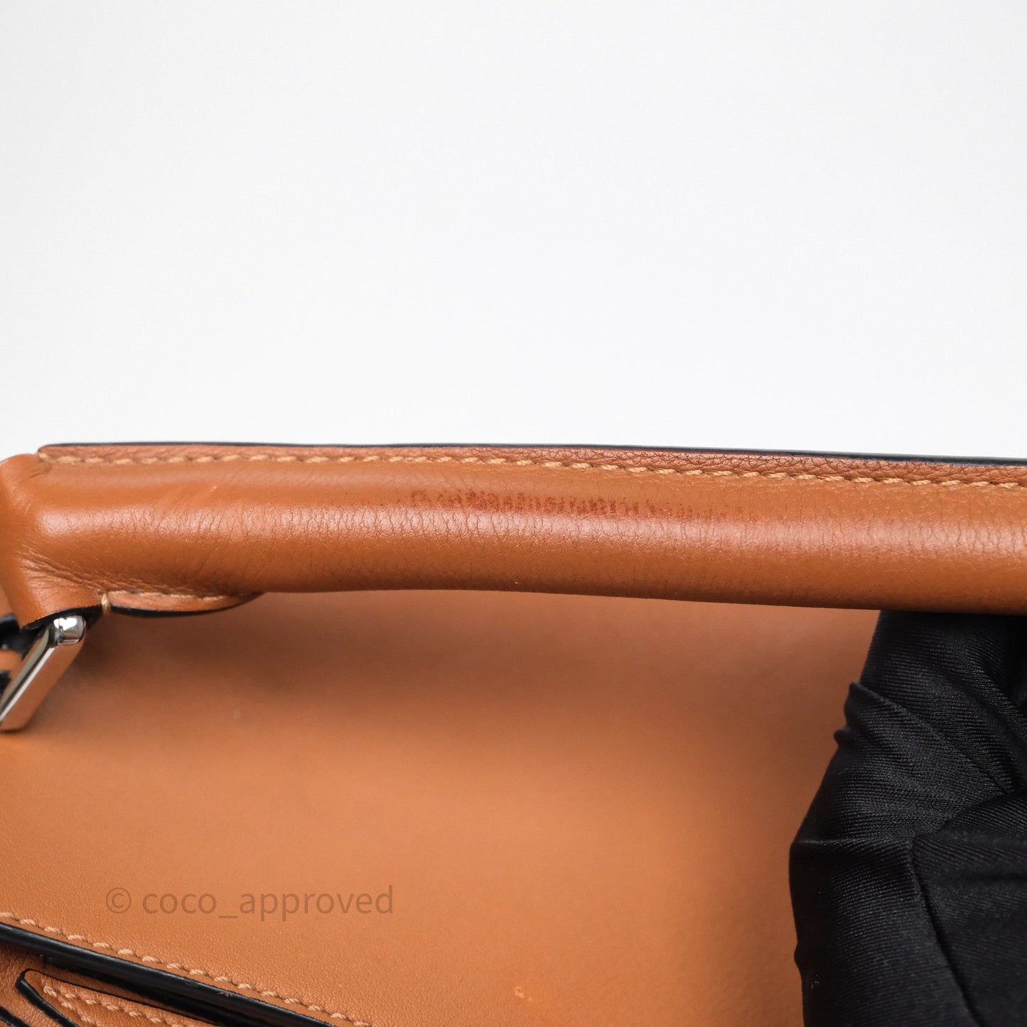 Loewe Medium Puzzle Bag Tan Calfskin Silver Hardware