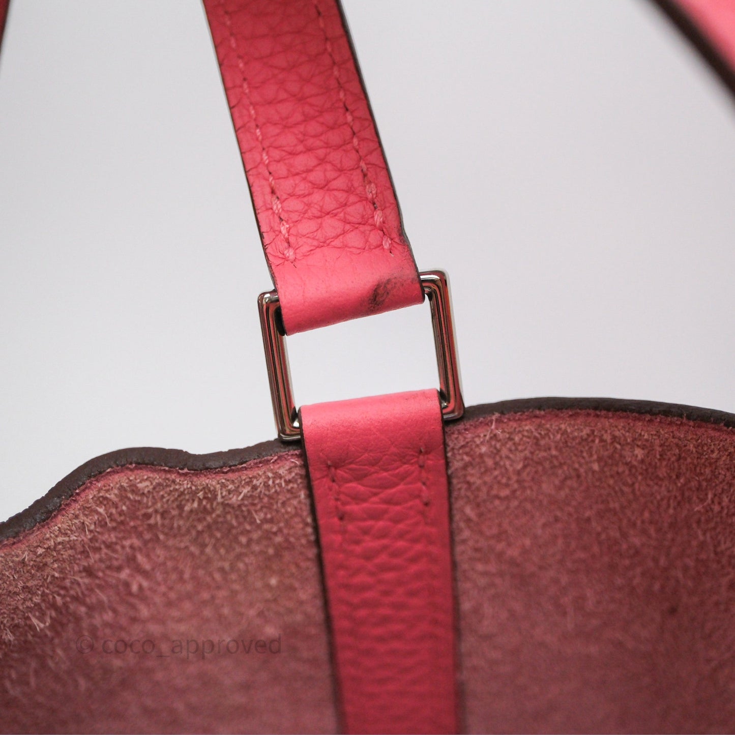 Hermes Picotin 18 Rose Azalee 8W Clemence Palladium Hardware