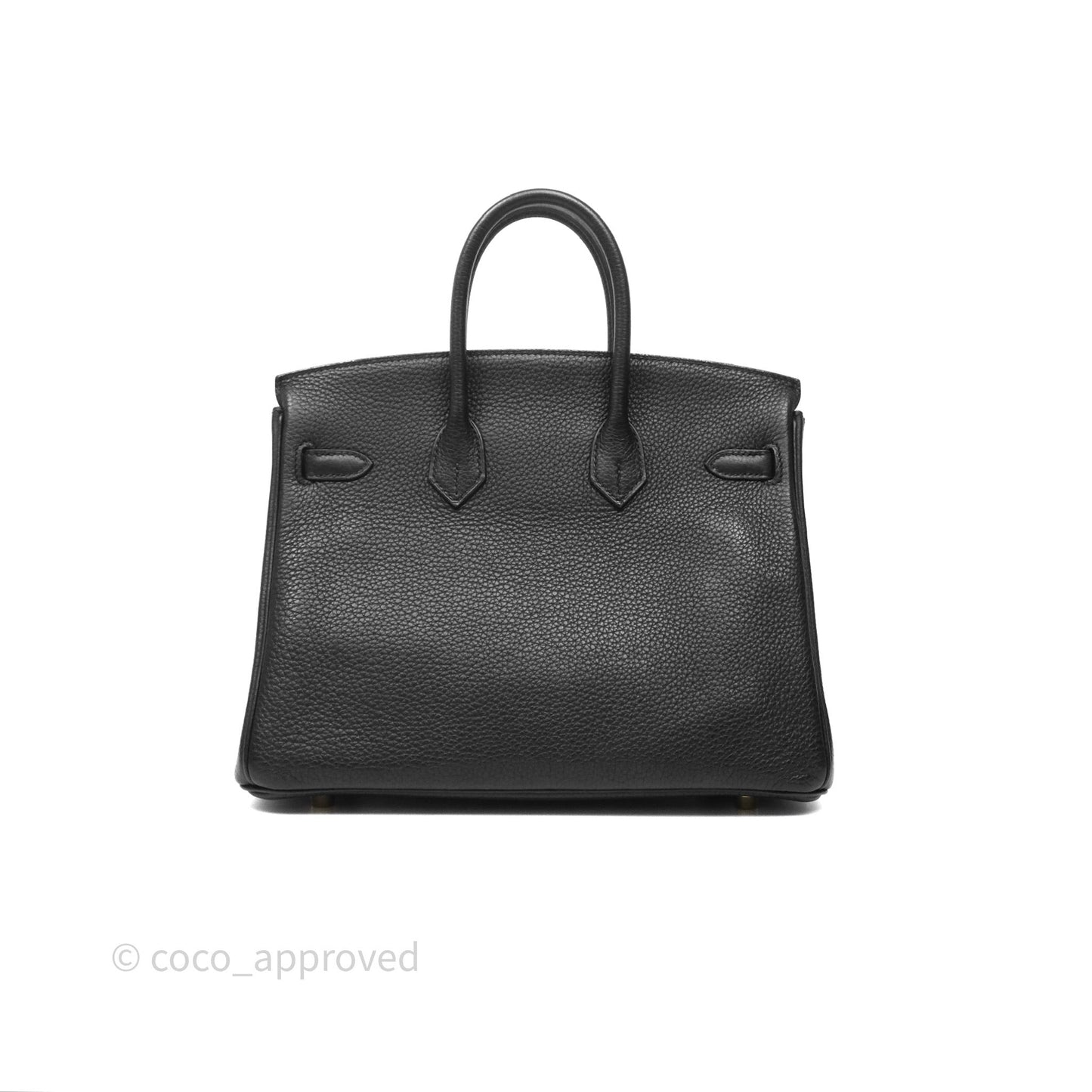 Hermes Birkin 25 Black Togo Gold Hardware