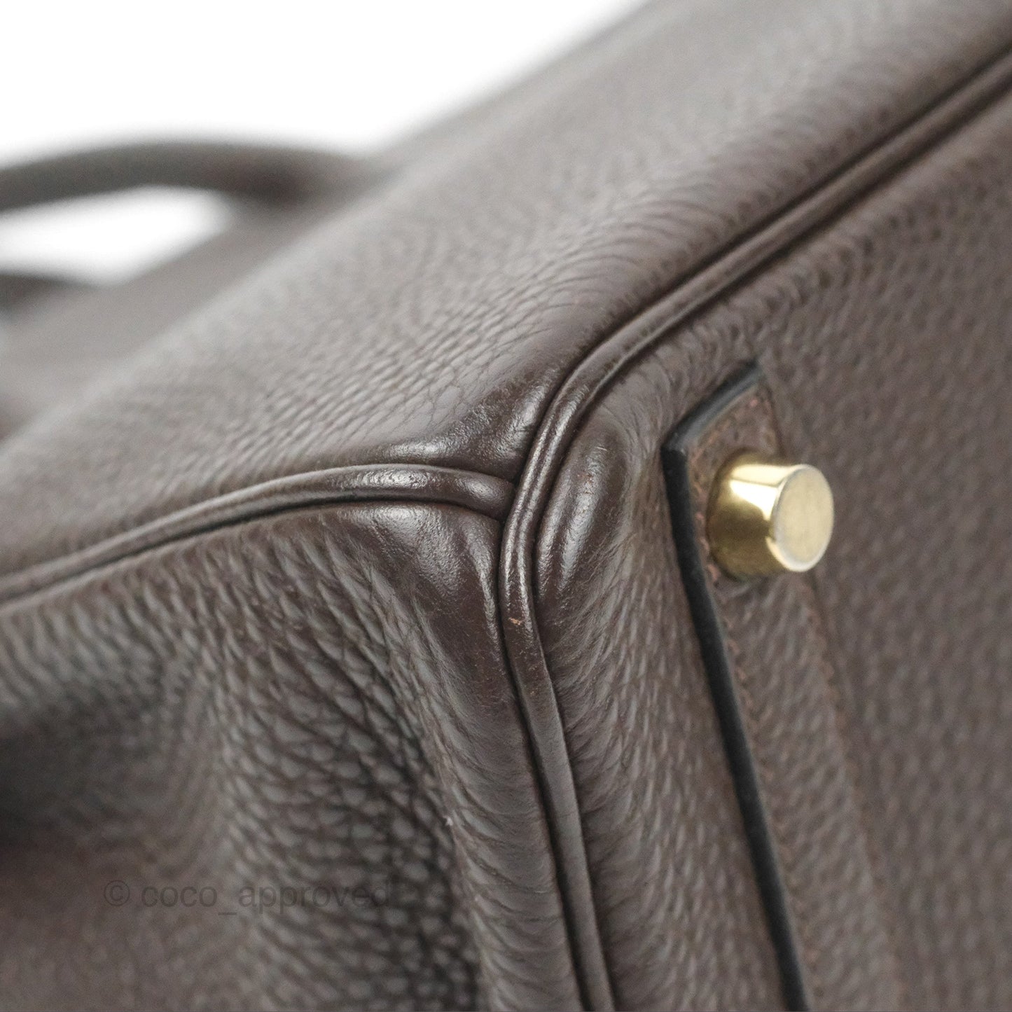 Hermes Birkin 25 Chocolate Gold Hardware