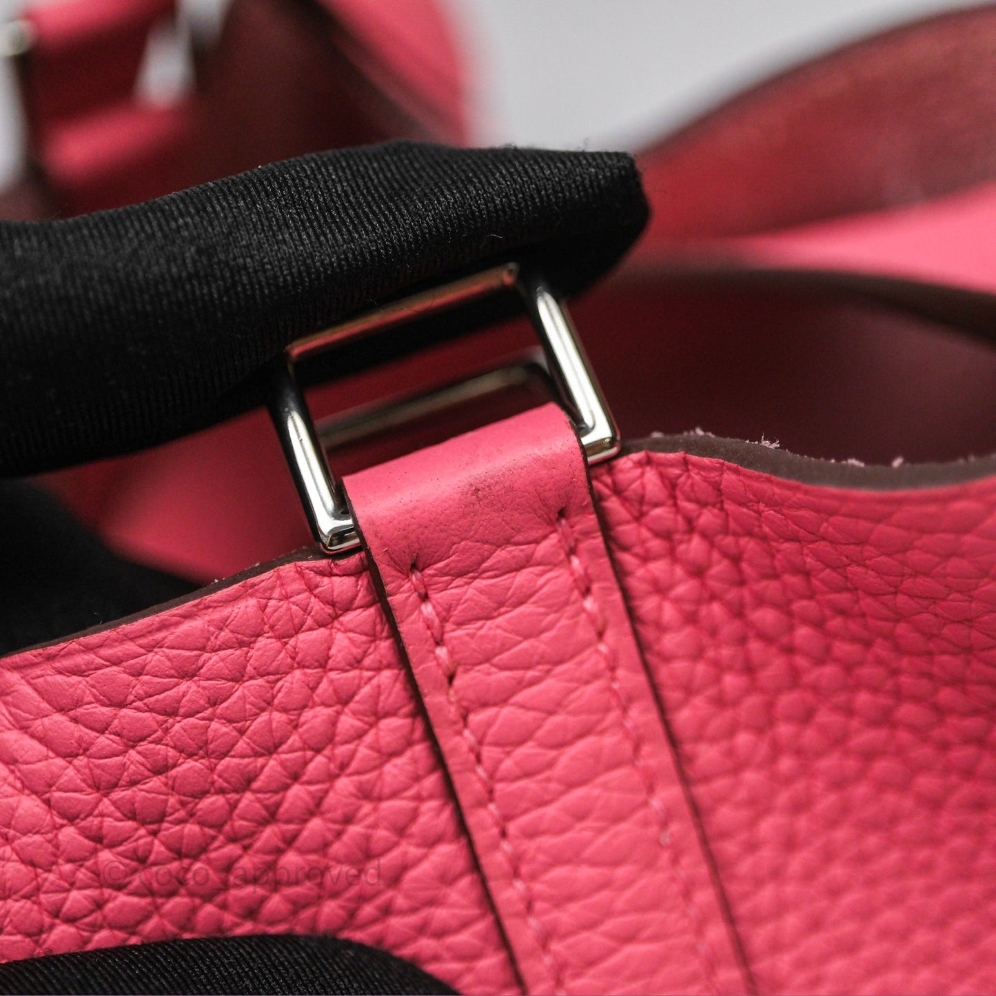 Hermes Picotin 18 Rose Azalee 8W Clemence Palladium Hardware