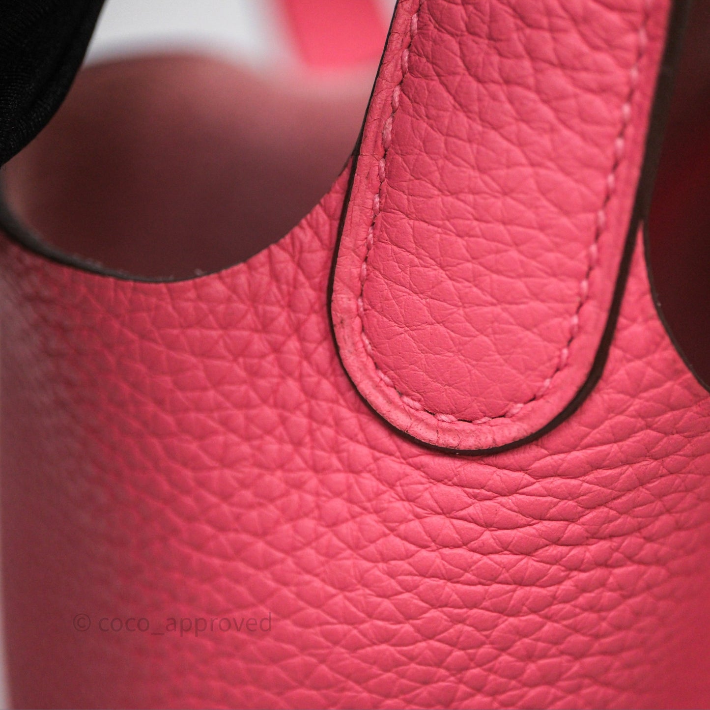 Hermes Picotin 18 Rose Azalee 8W Clemence Palladium Hardware