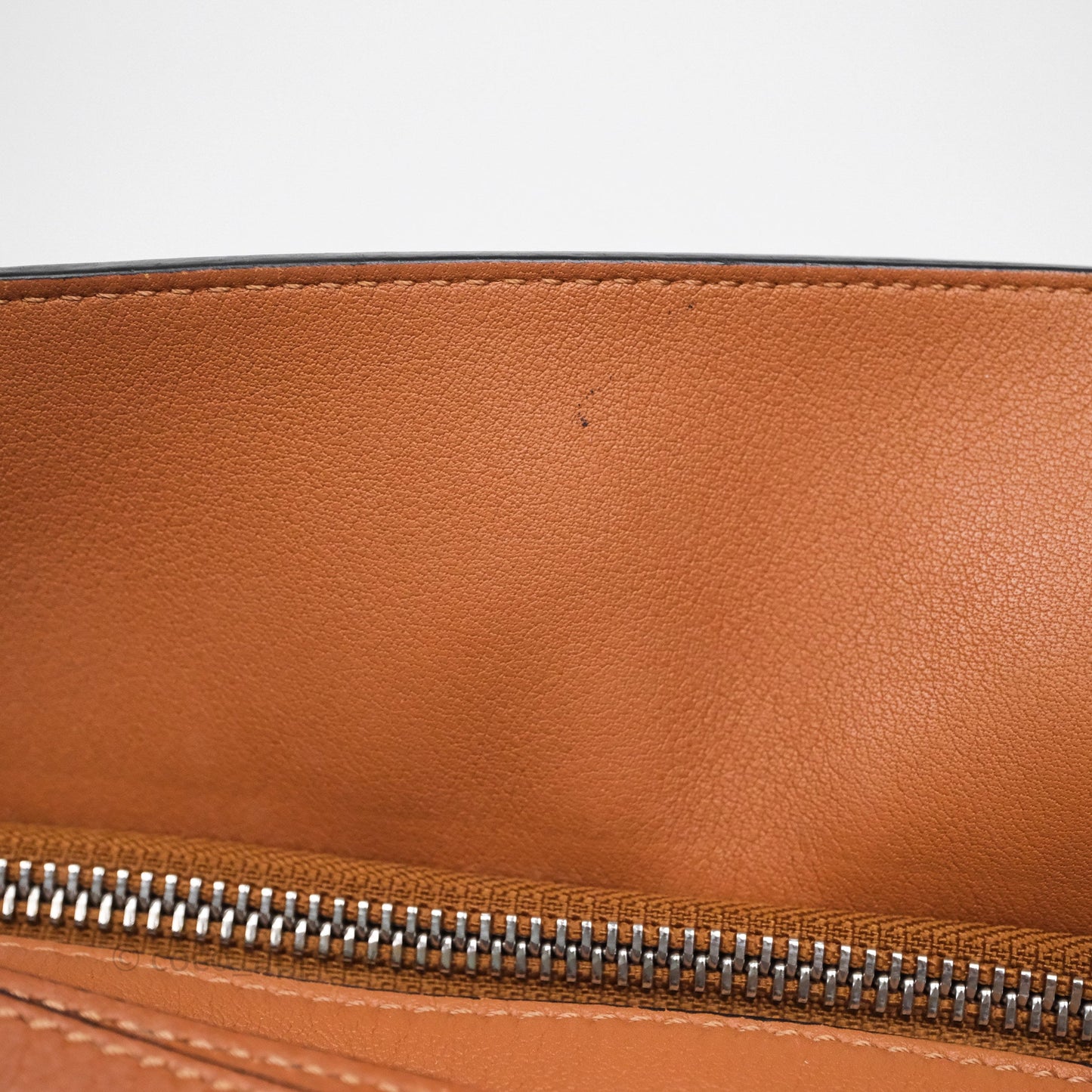 Loewe Medium Puzzle Bag Tan Calfskin Silver Hardware
