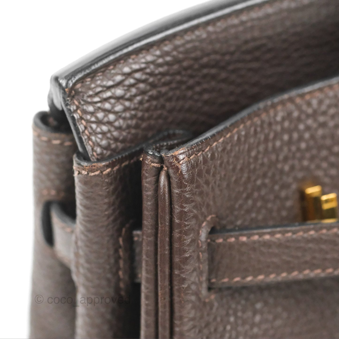Hermes Birkin 25 Chocolate Gold Hardware