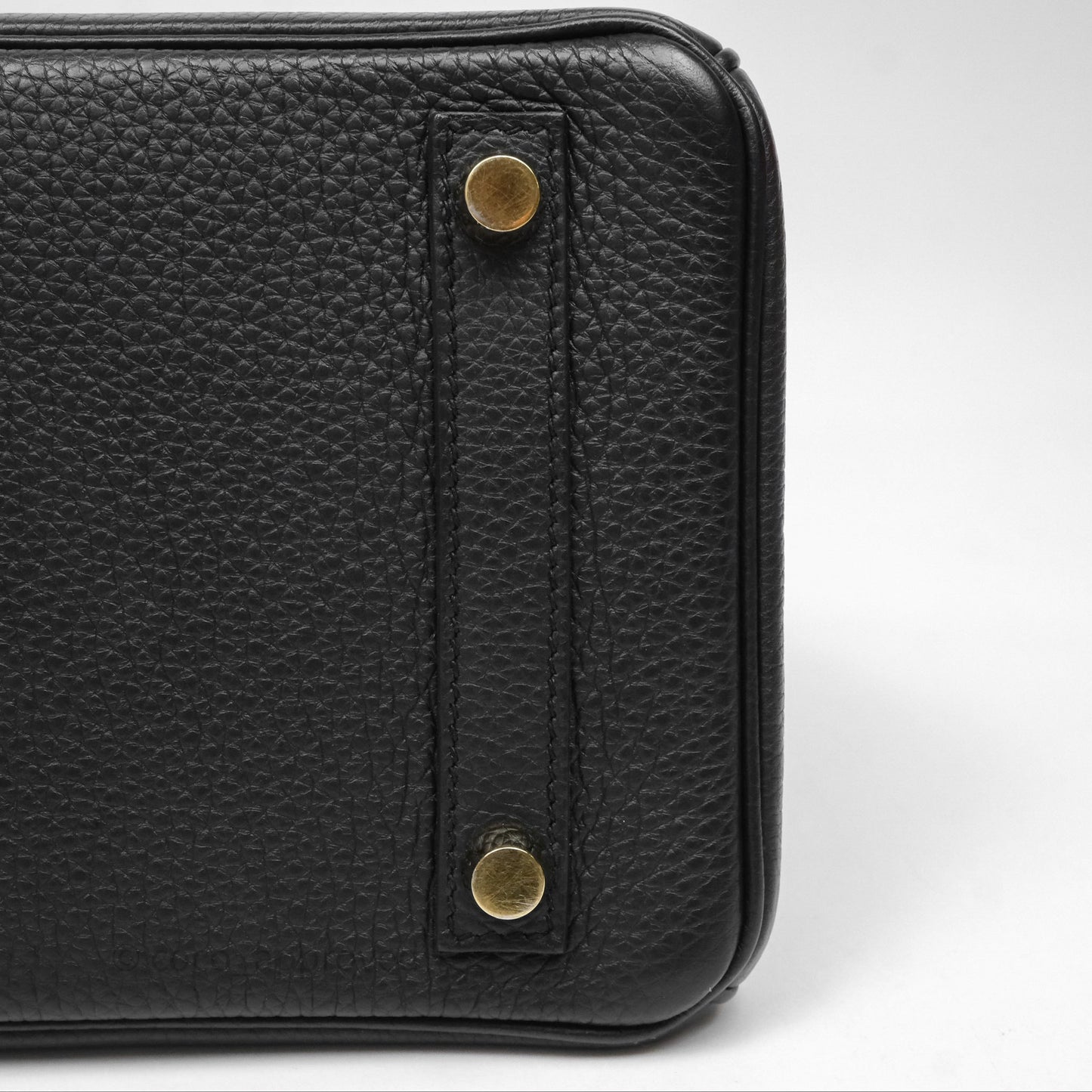 Hermes Birkin 25 Black Togo Gold Hardware