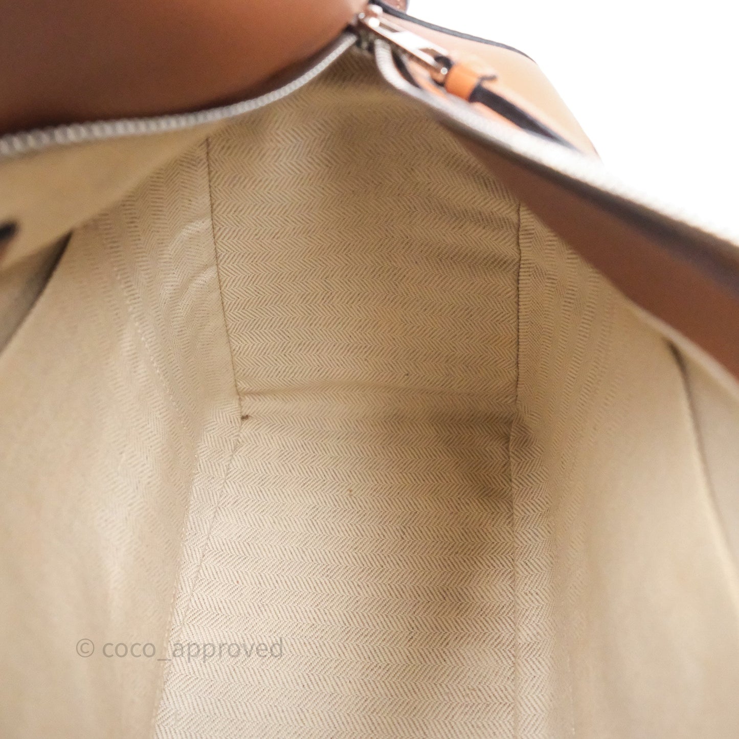 Loewe Medium Puzzle Bag Tan Calfskin Silver Hardware