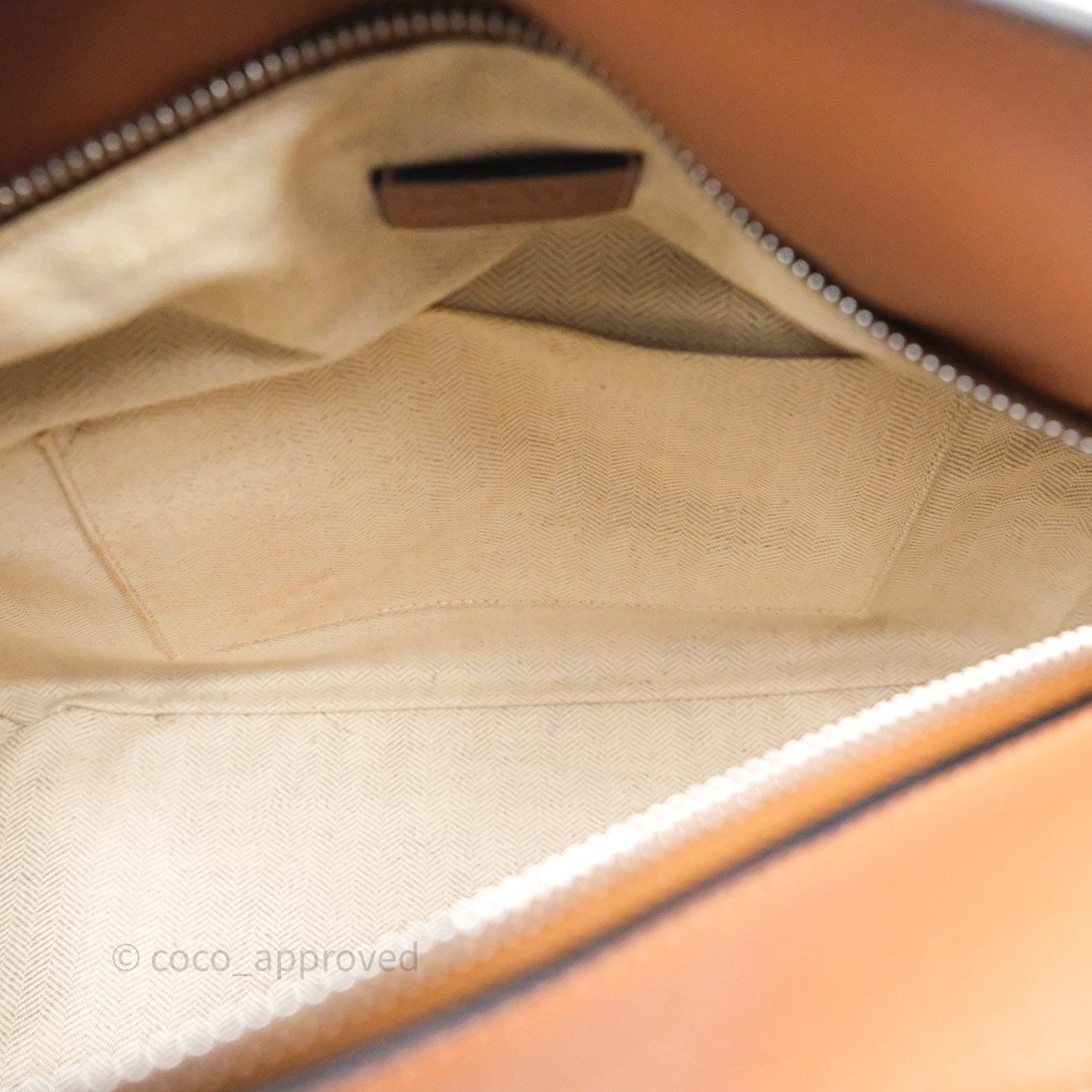 Loewe Medium Puzzle Bag Tan Calfskin Silver Hardware